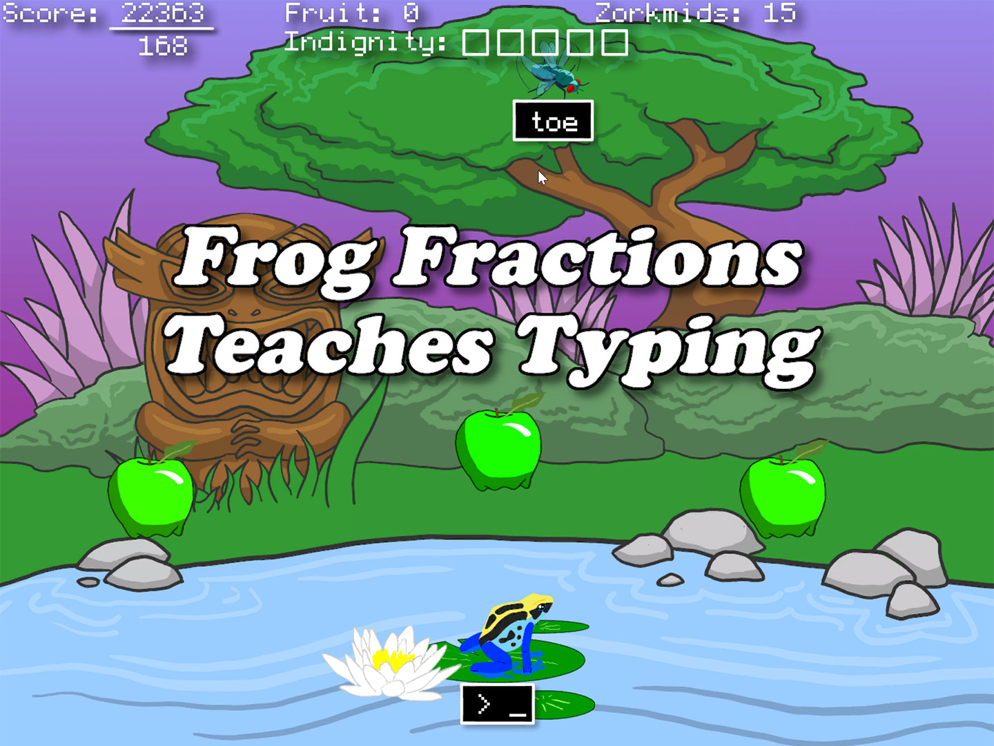 Frog Fractions: Soundtrack of the Decade Edition screenshot