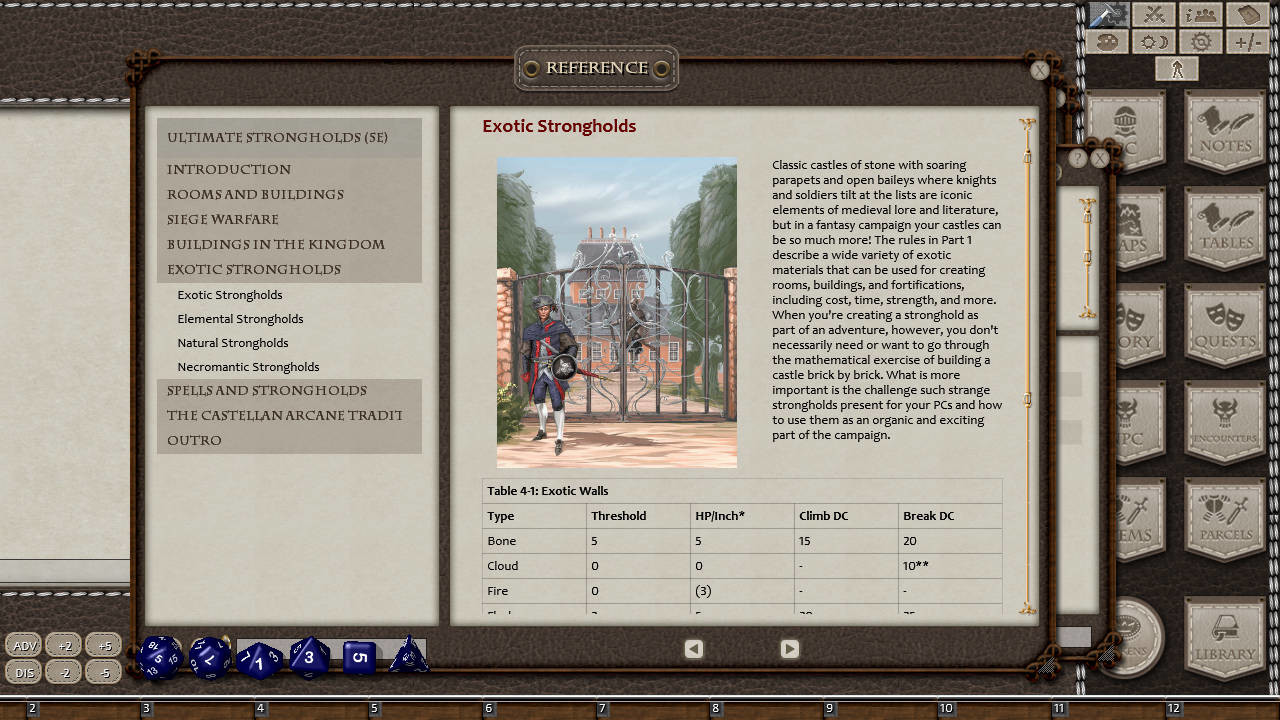 Fantasy Grounds - Ultimate Strongholds screenshot