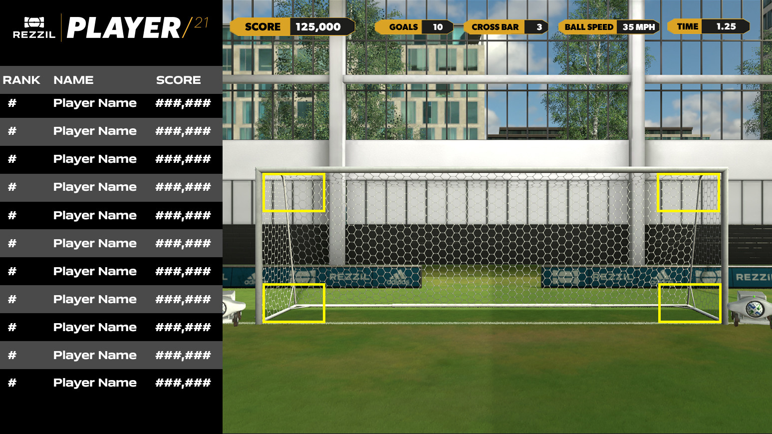Rezzil Player 21 screenshot