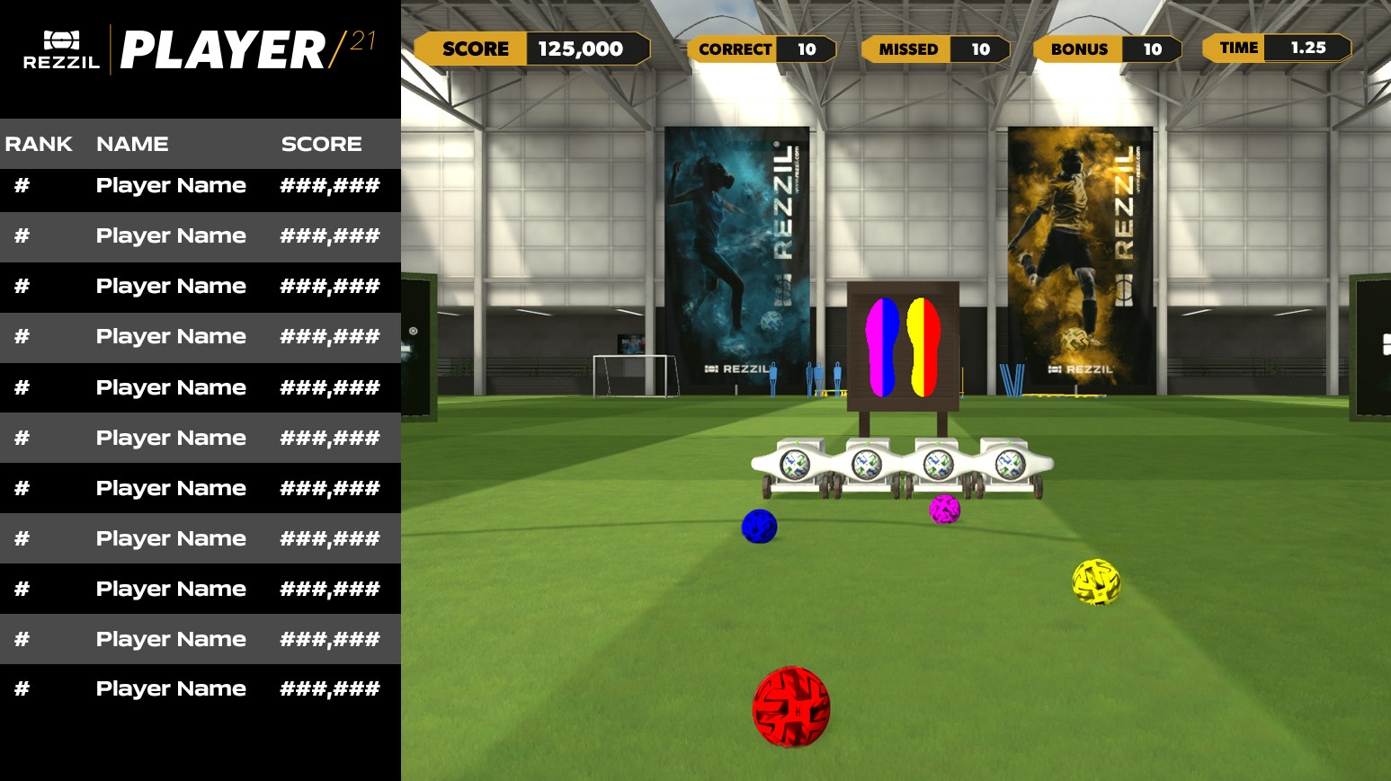 Rezzil Player 21 screenshot