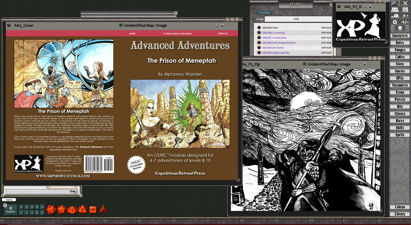 Fantasy Grounds - Advanced Adventures #4: Prison of Meneptah screenshot