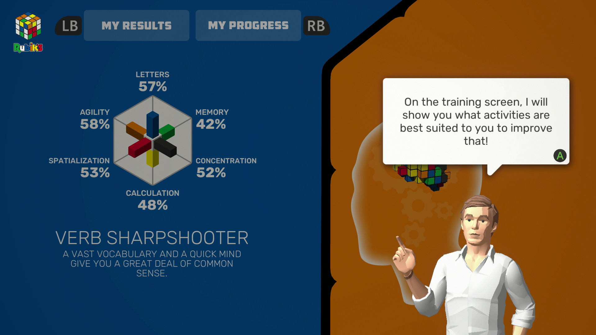 Professor Rubik’s Brain Fitness screenshot