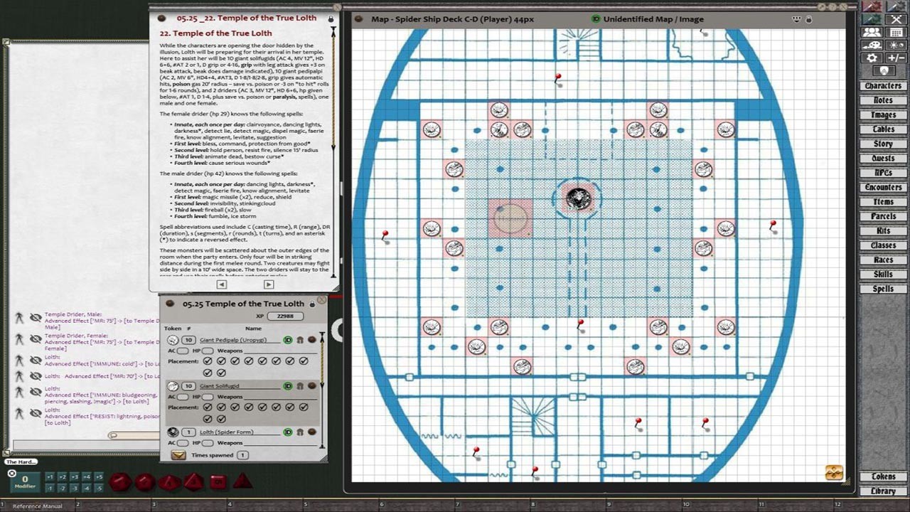Fantasy Grounds - D&D Classics: Q1 Queen of the Demonweb Pits (1E) screenshot