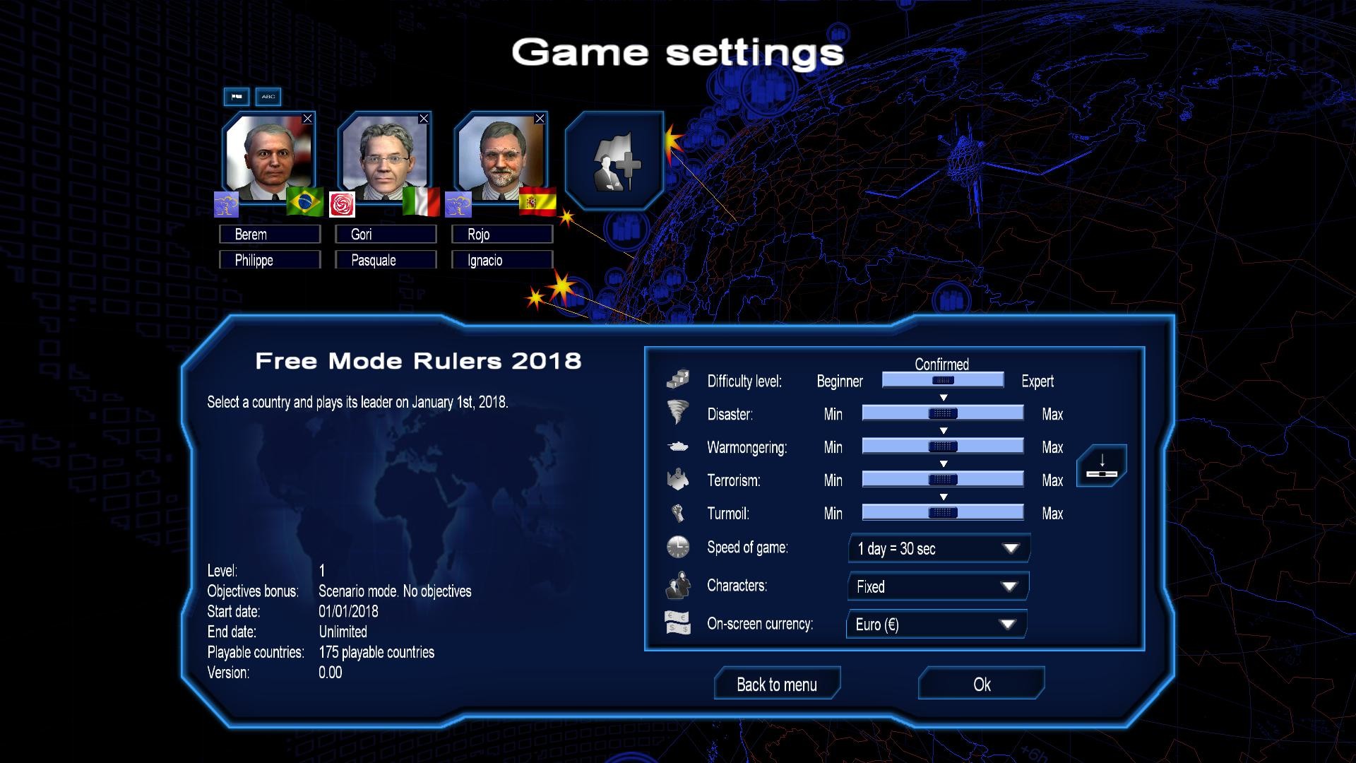 2018 Scenarios - Power & Revolution 2020 Edition screenshot