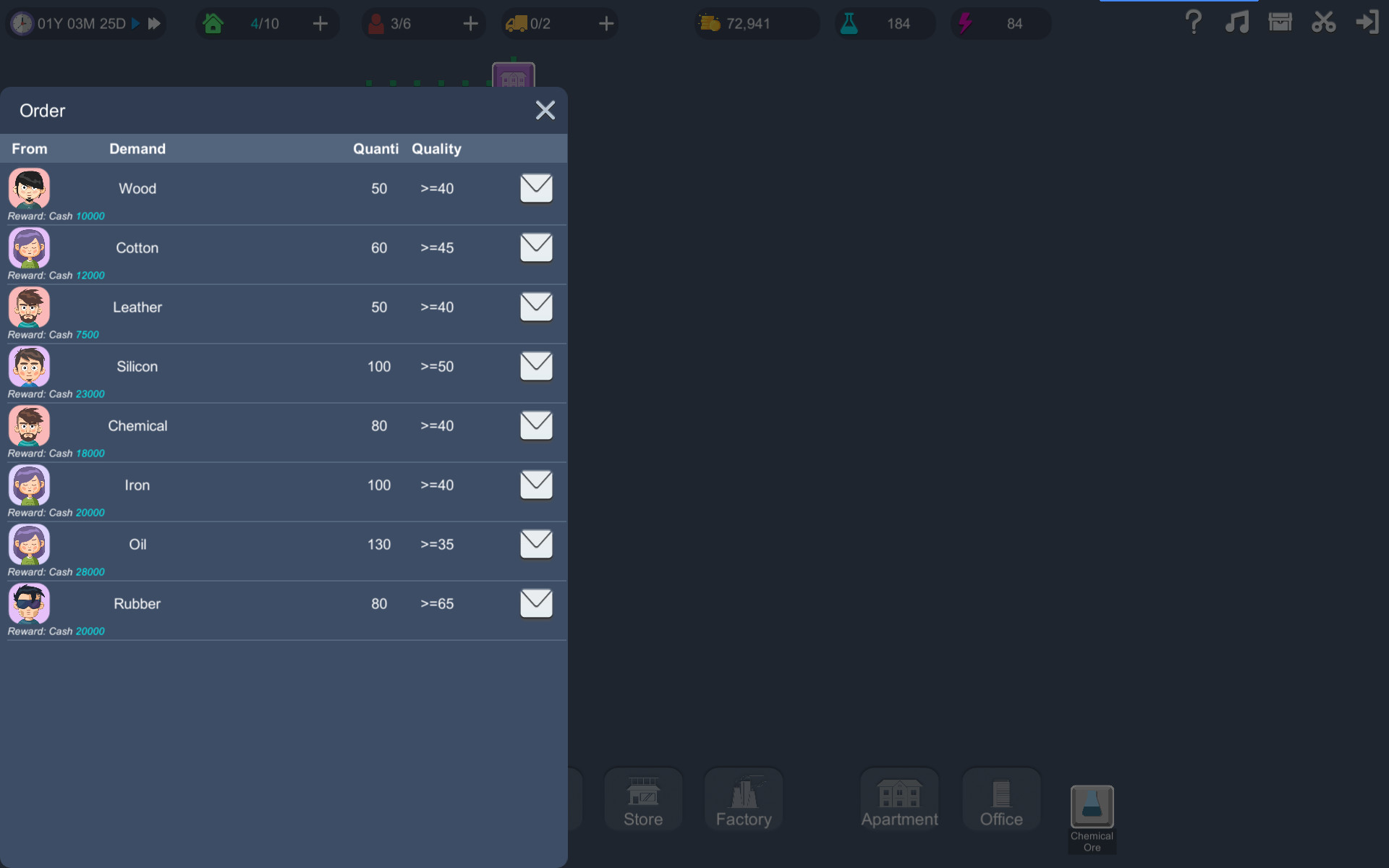 Capital Simulator screenshot