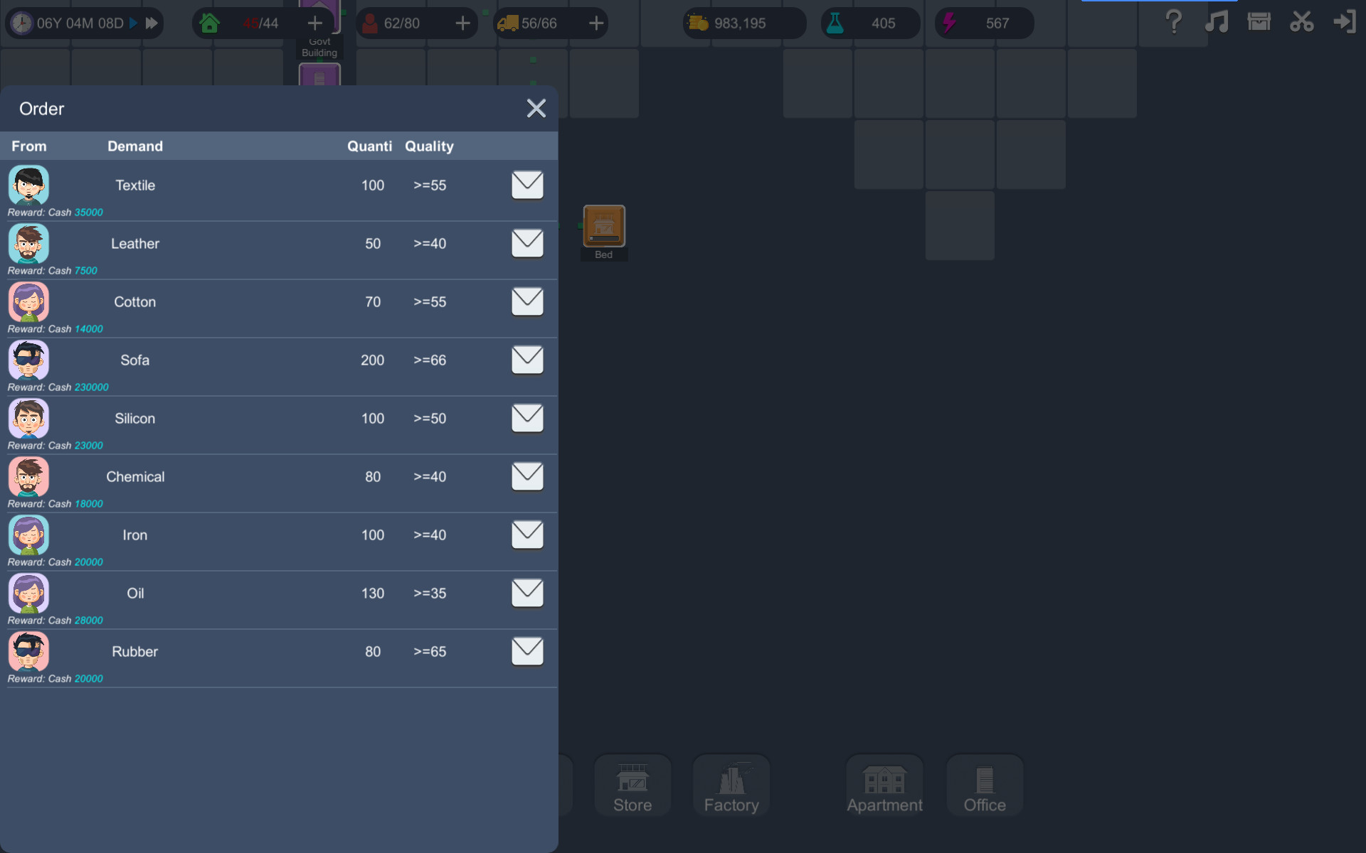 Capital Simulator screenshot