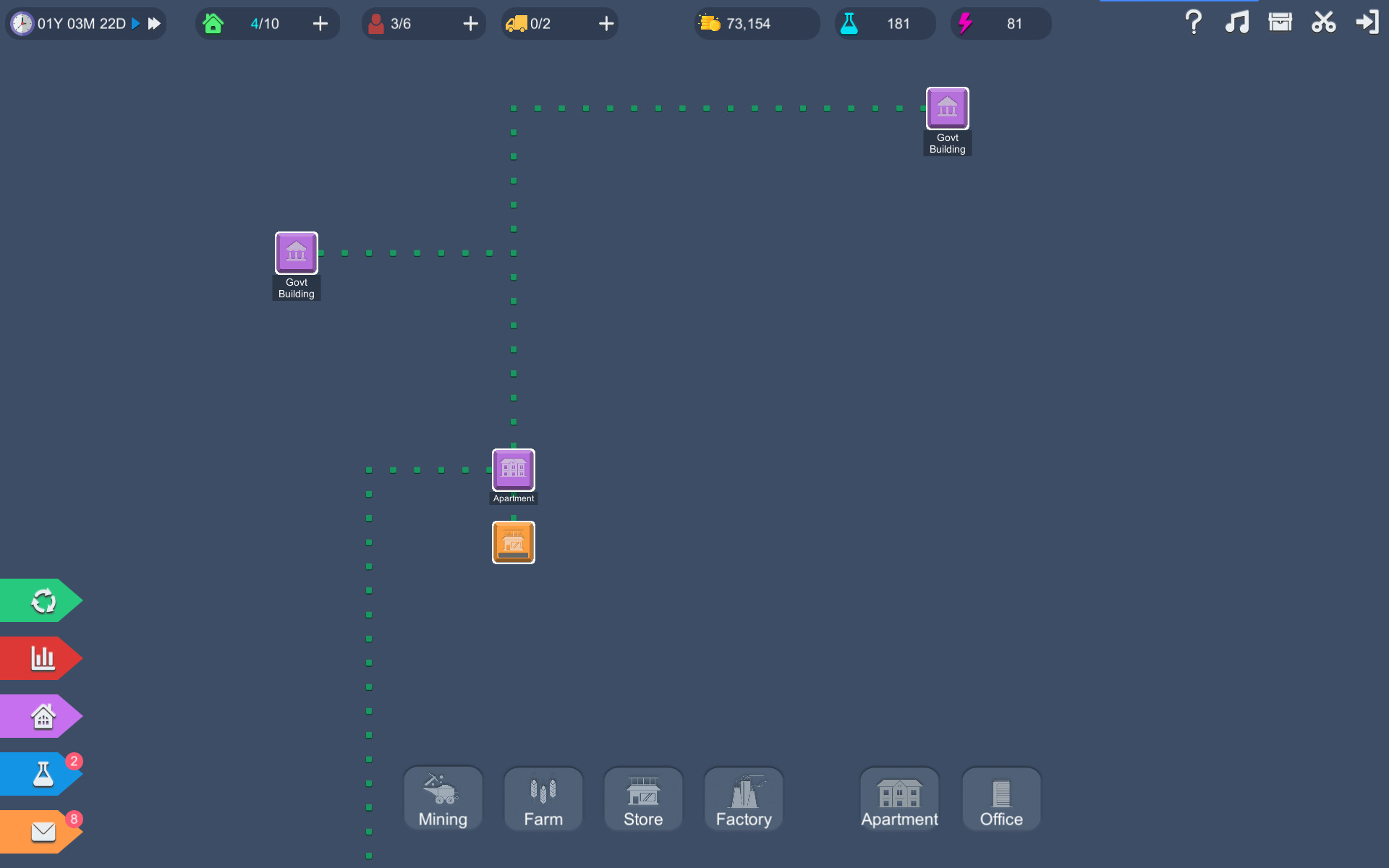 Capital Simulator screenshot