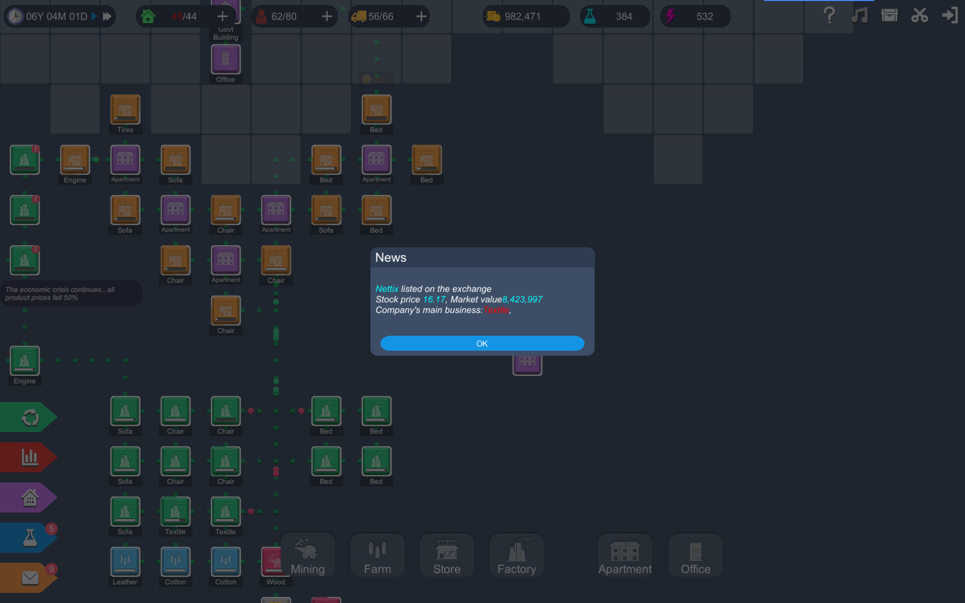 Capital Simulator screenshot