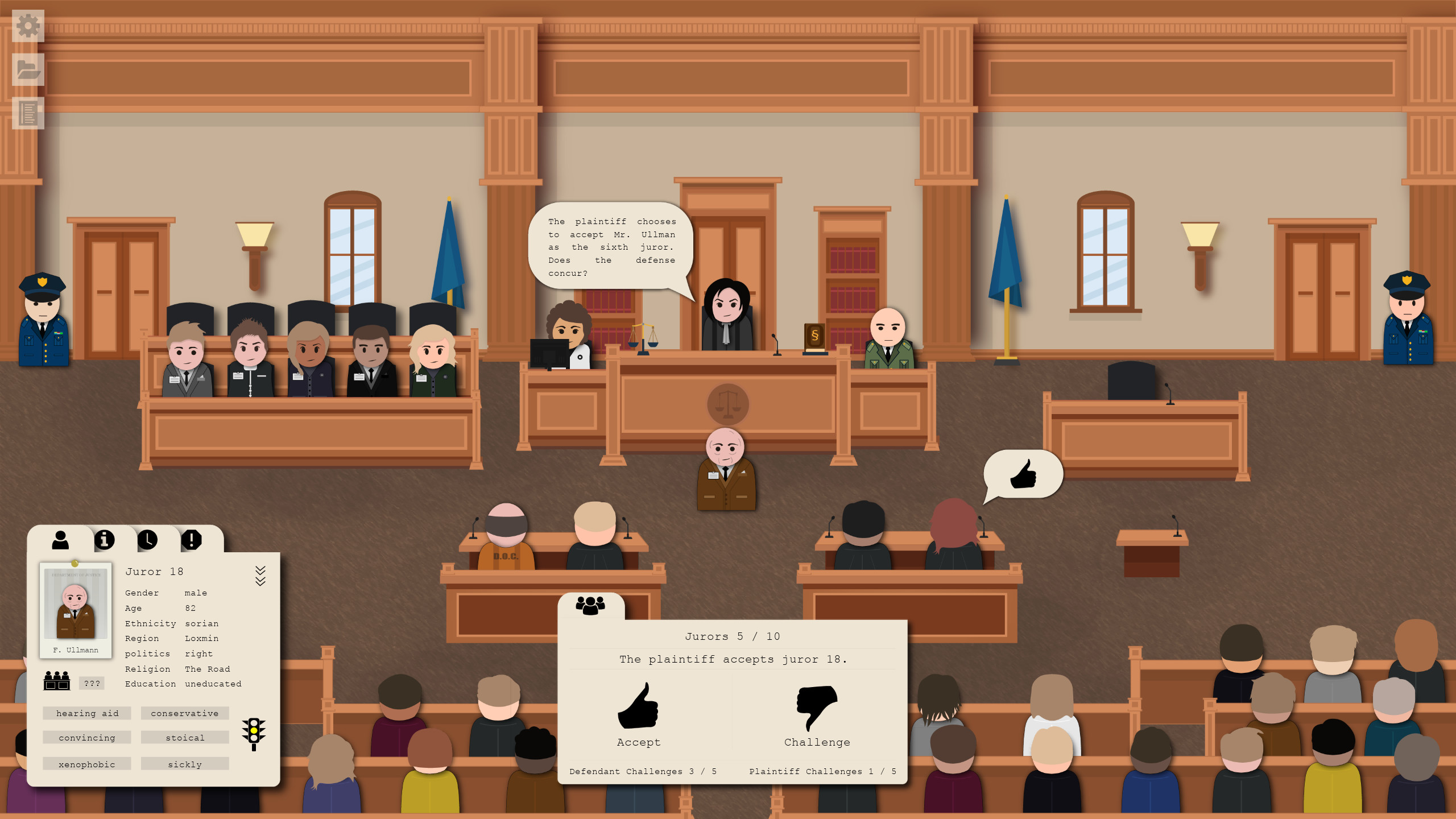 Jury Trial screenshot