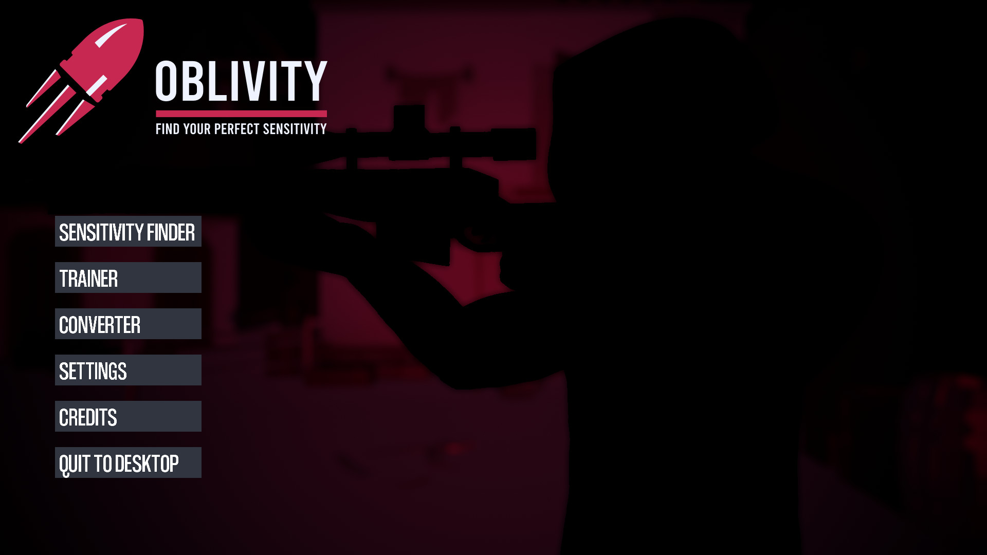 Oblivity - Find your perfect Sensitivity screenshot
