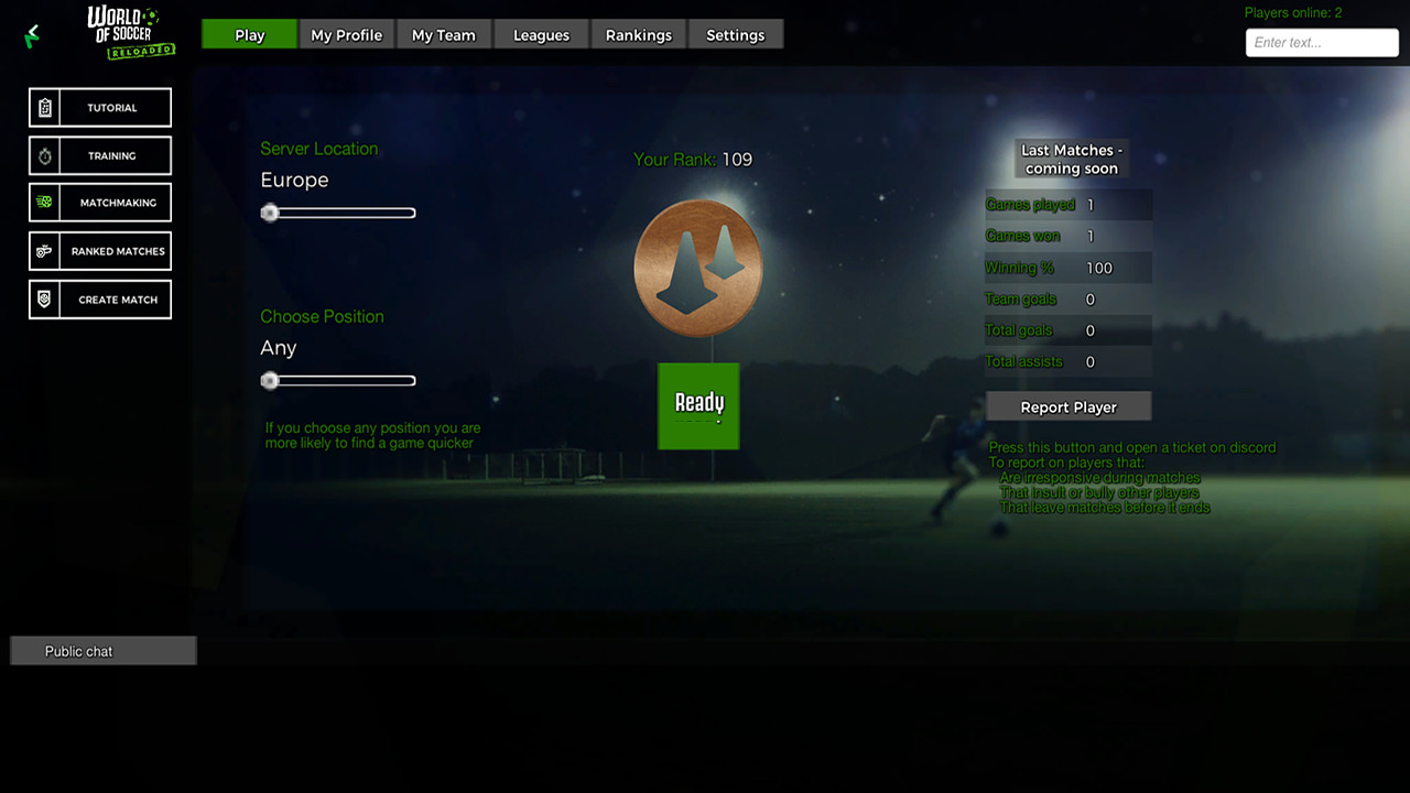 World of Soccer RELOADED screenshot