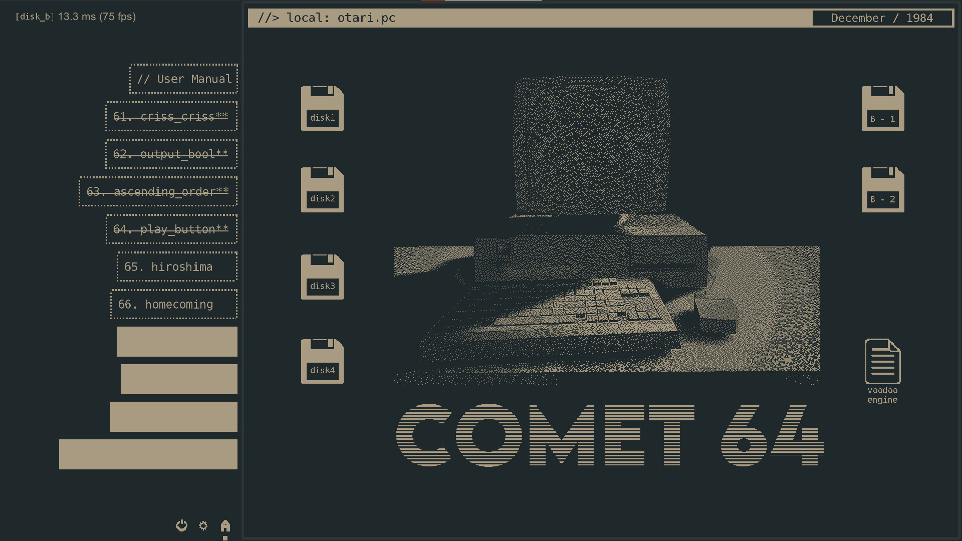 Comet 64 screenshot