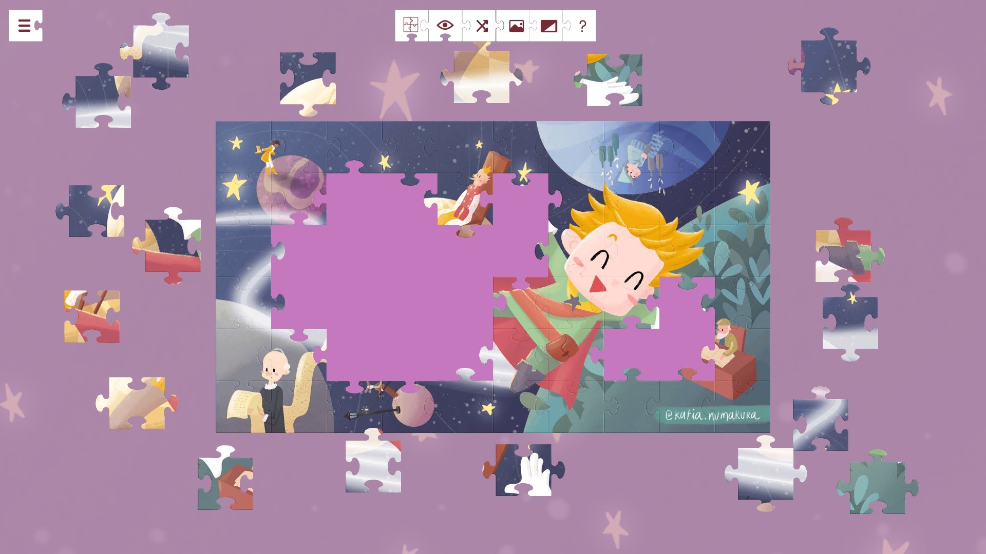 My Little Prince - a jigsaw puzzle tale screenshot
