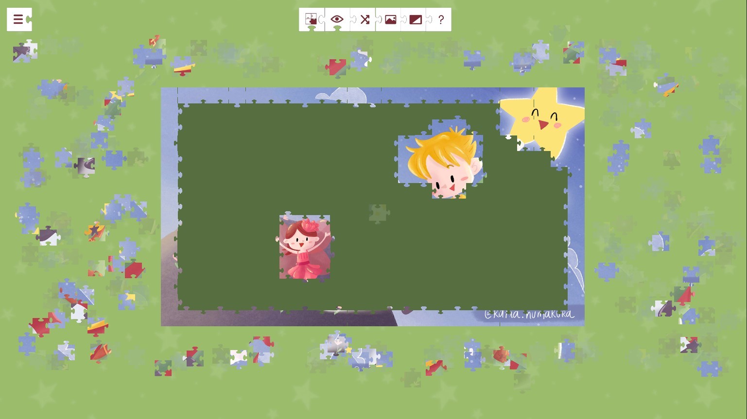 My Little Prince - a jigsaw puzzle tale screenshot