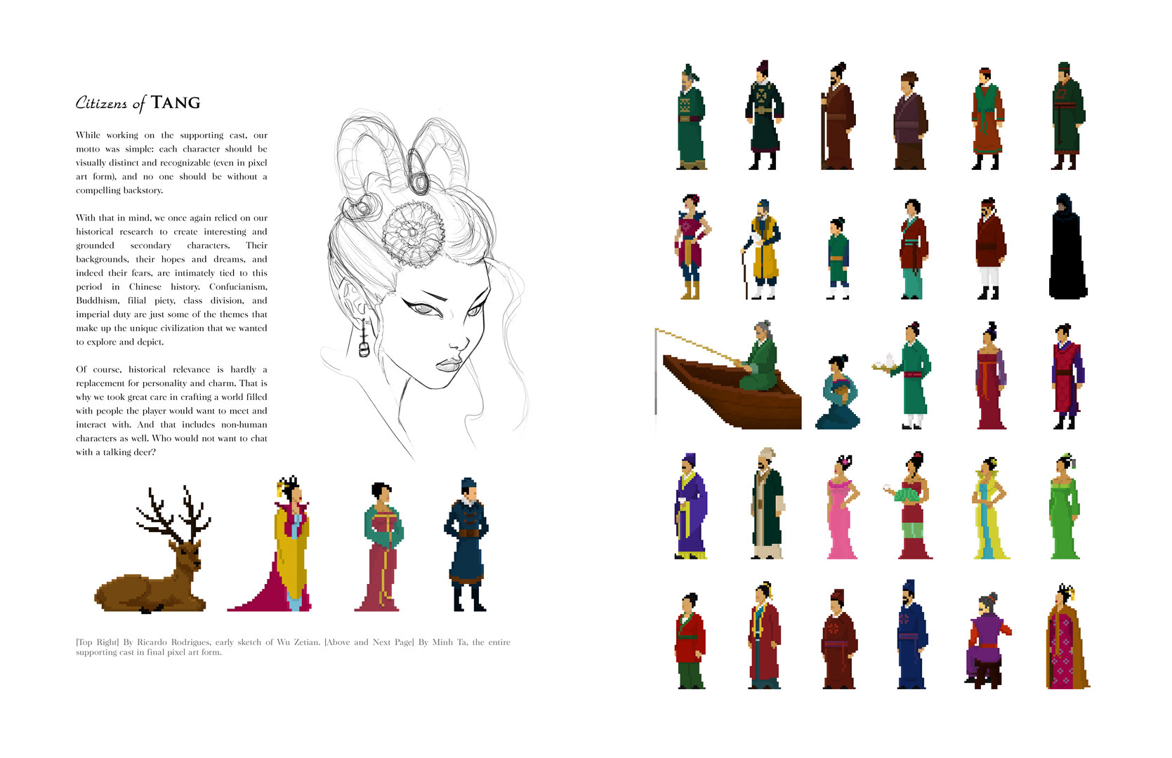 Detective Di: The Silk Rose Murders - Art Book screenshot