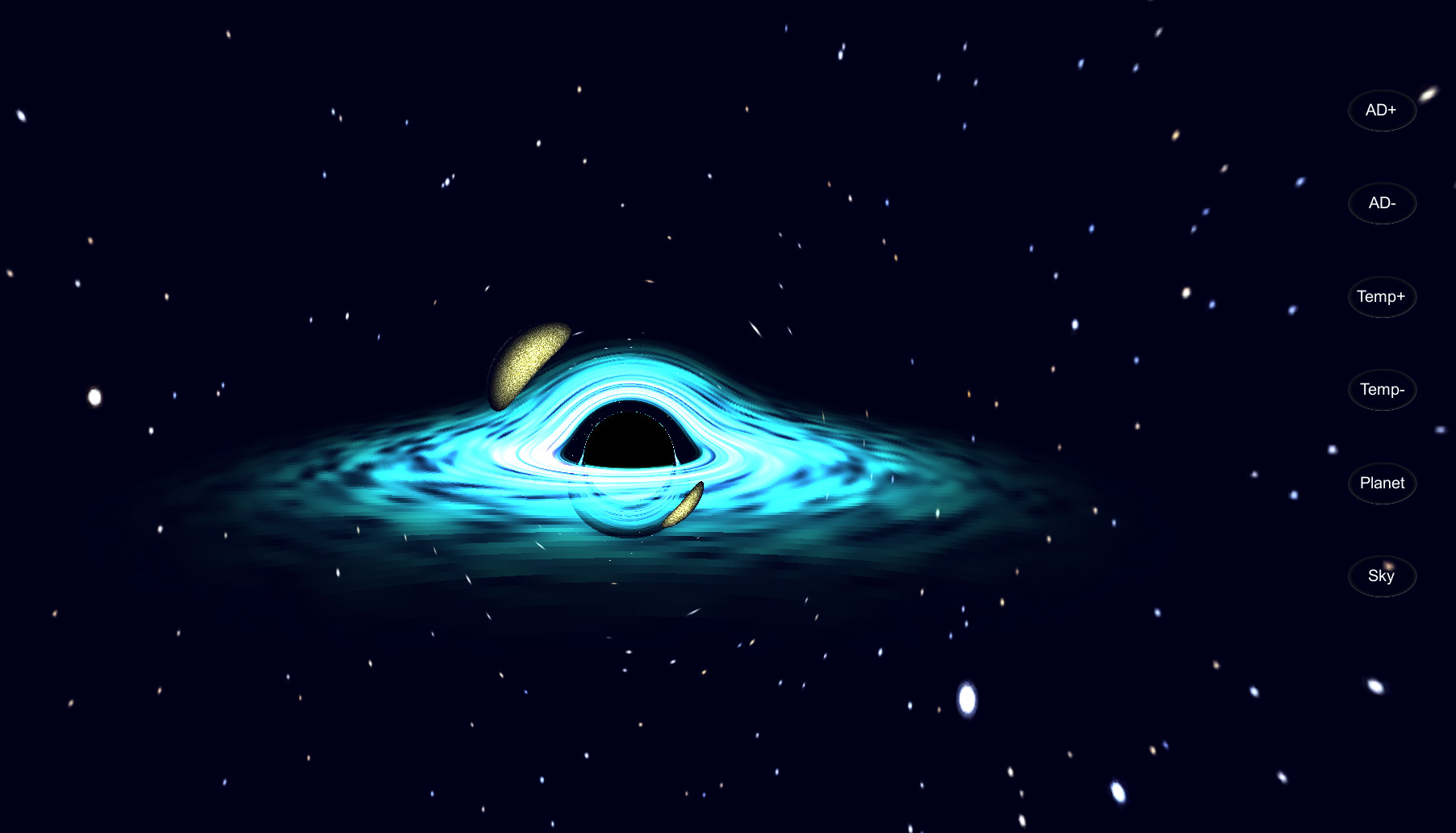 Black Hole Simulator screenshot