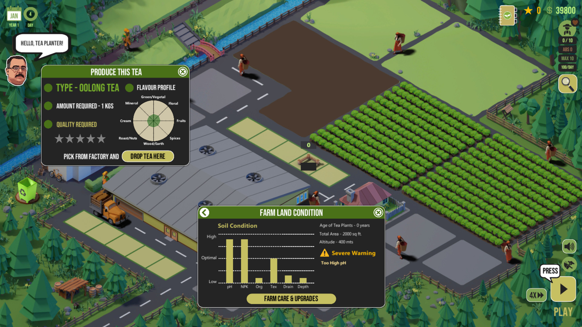 Two Leaves and a bud - Tea Garden Simulator screenshot