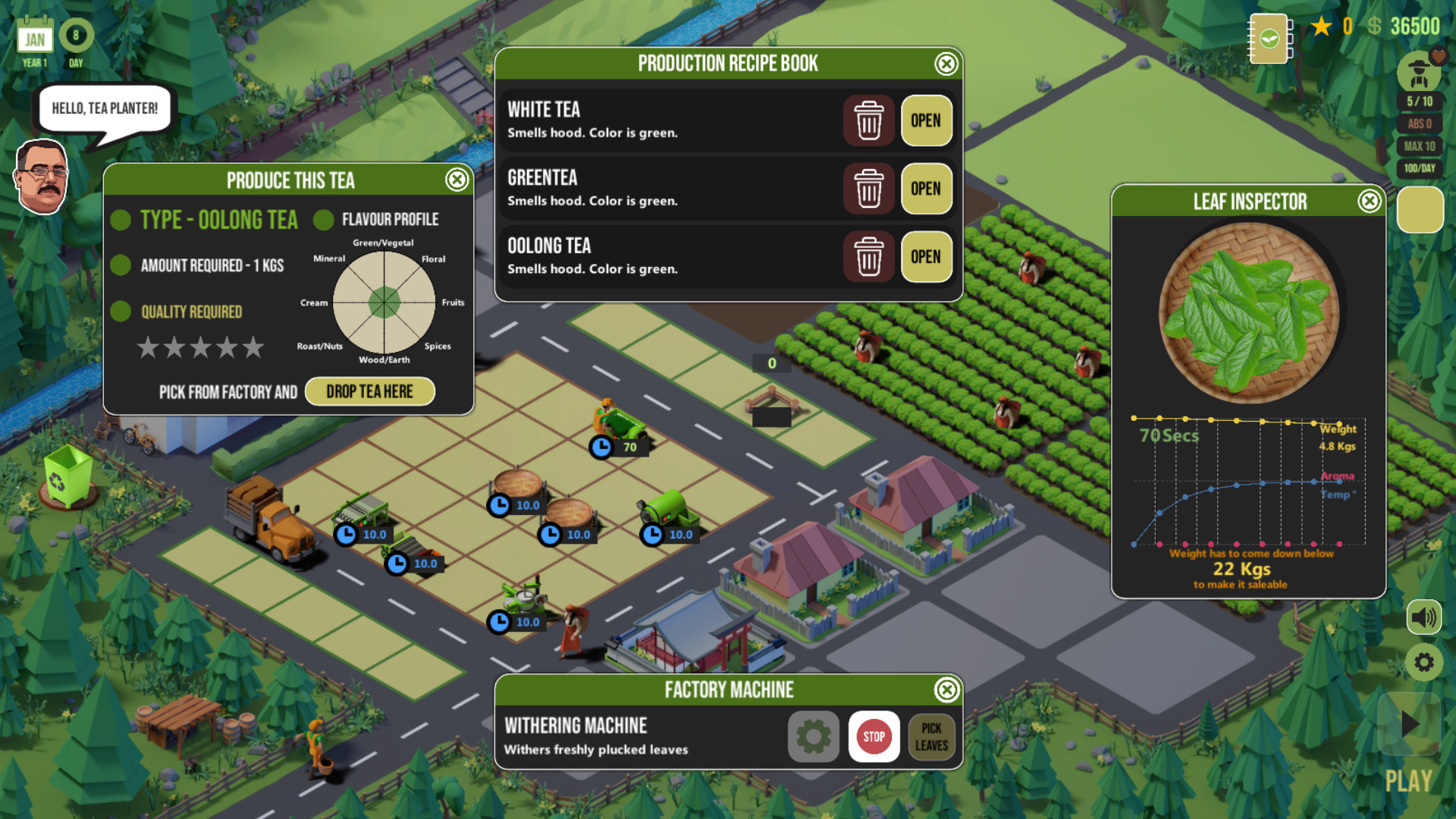 Two Leaves and a bud - Tea Garden Simulator screenshot