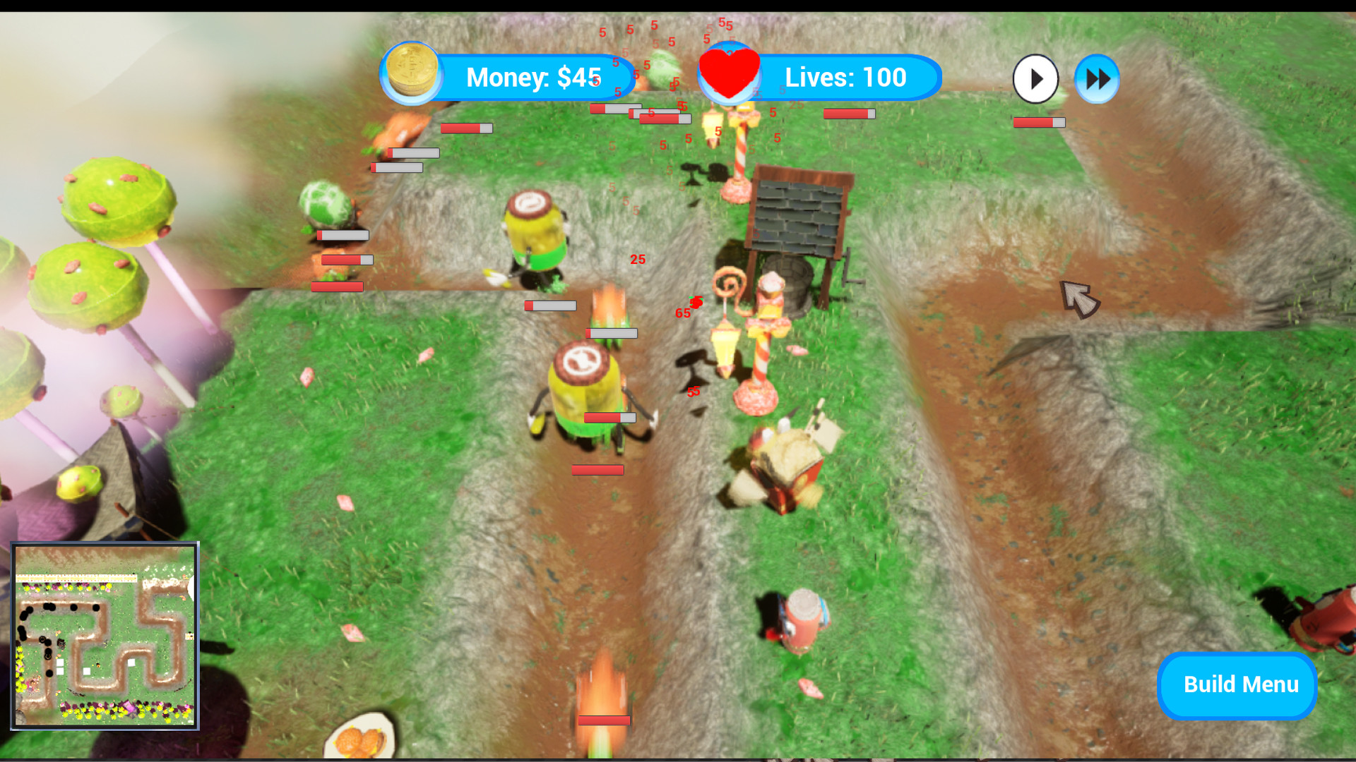 Food War TD screenshot
