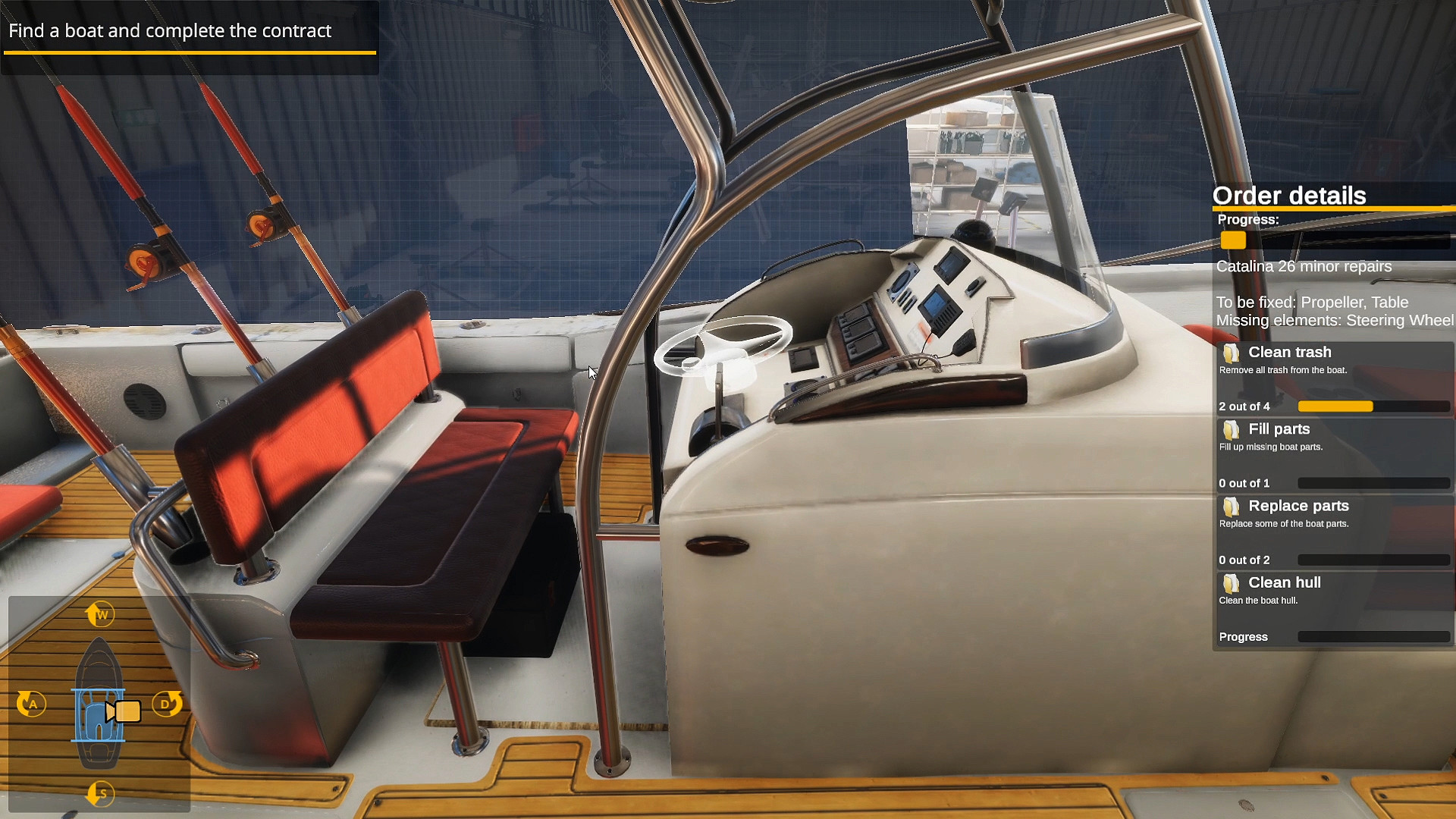Yacht Mechanic Simulator 2021: First Contract screenshot