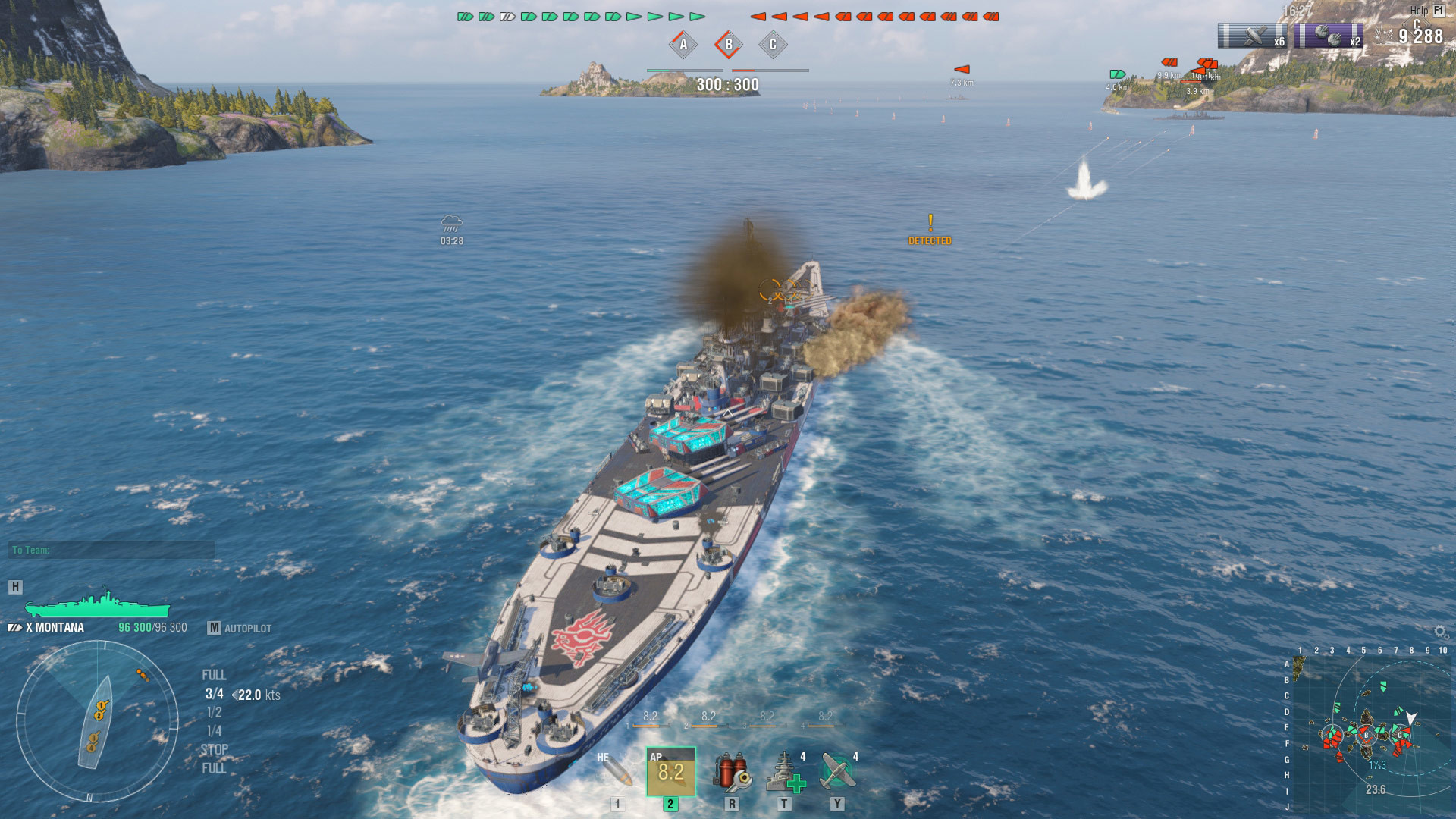 World of Warships — Montana: Freedom Fighter screenshot