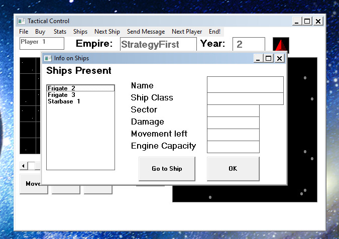 Space Empires I screenshot