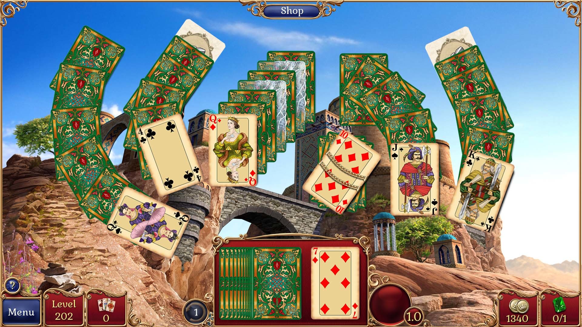 Jewel Match Solitaire Collector's Edition screenshot