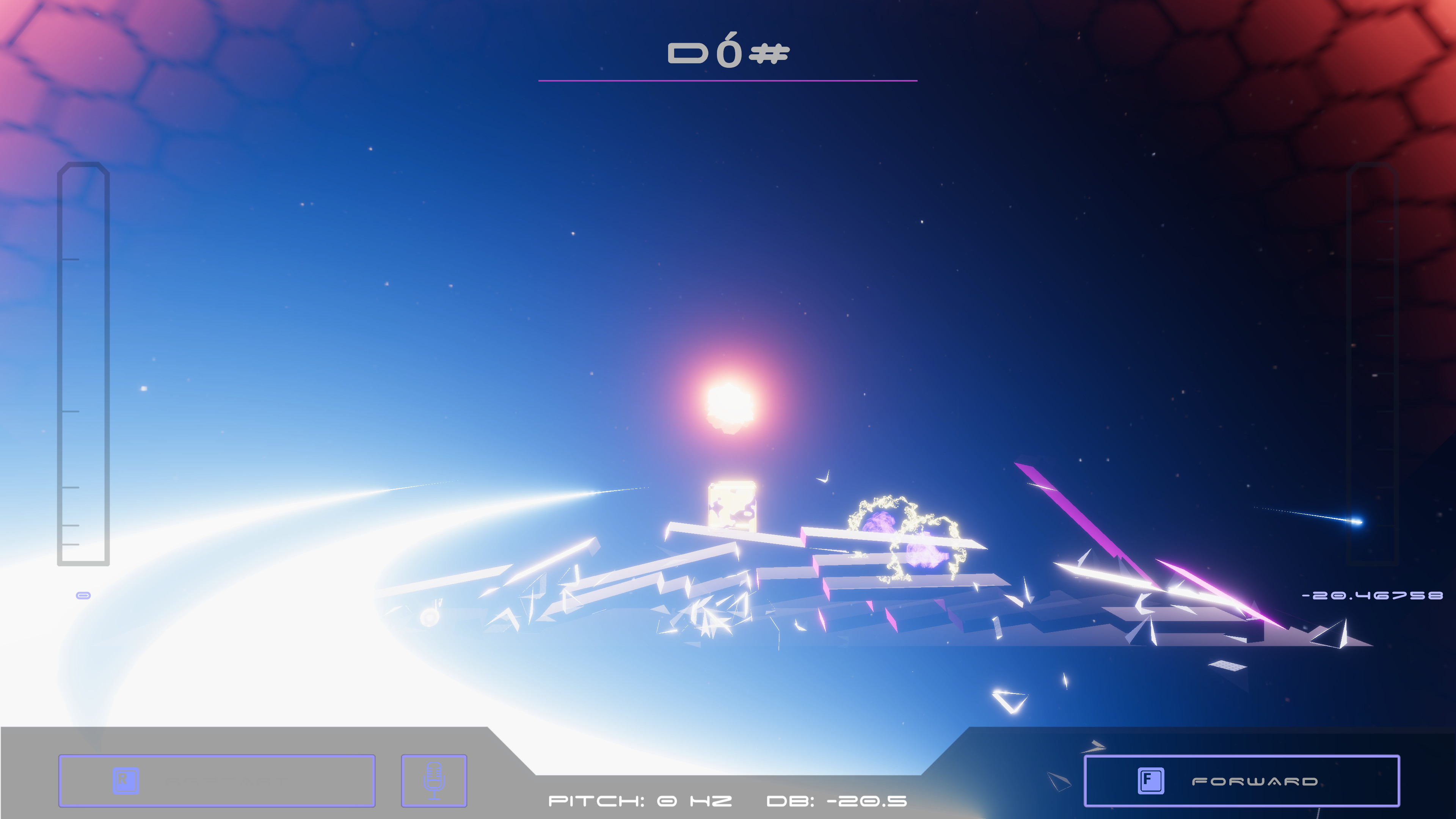 Vocal Space Shooter screenshot