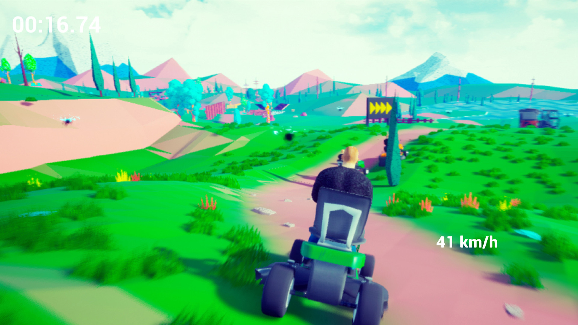 Lawnmower Game: Racing screenshot