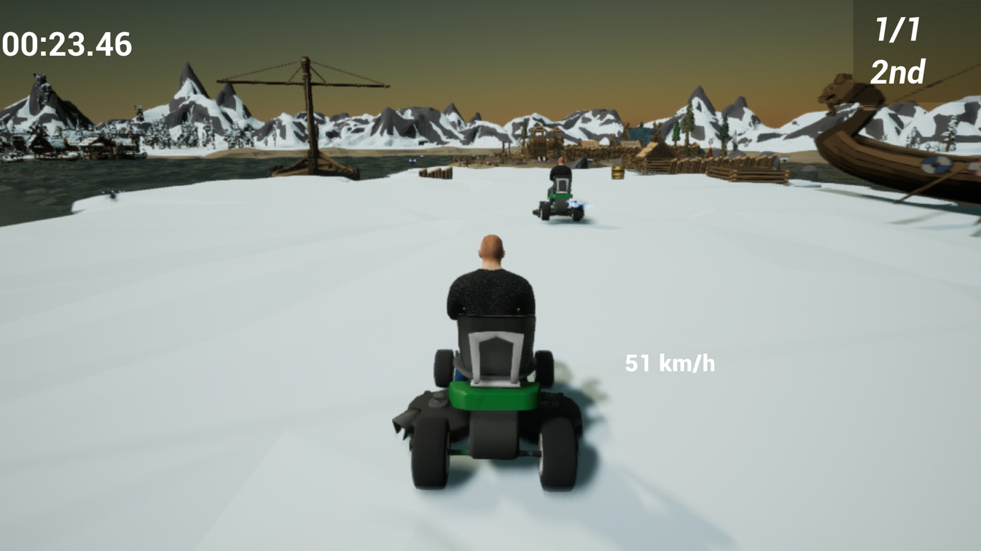 Lawnmower Game: Racing screenshot