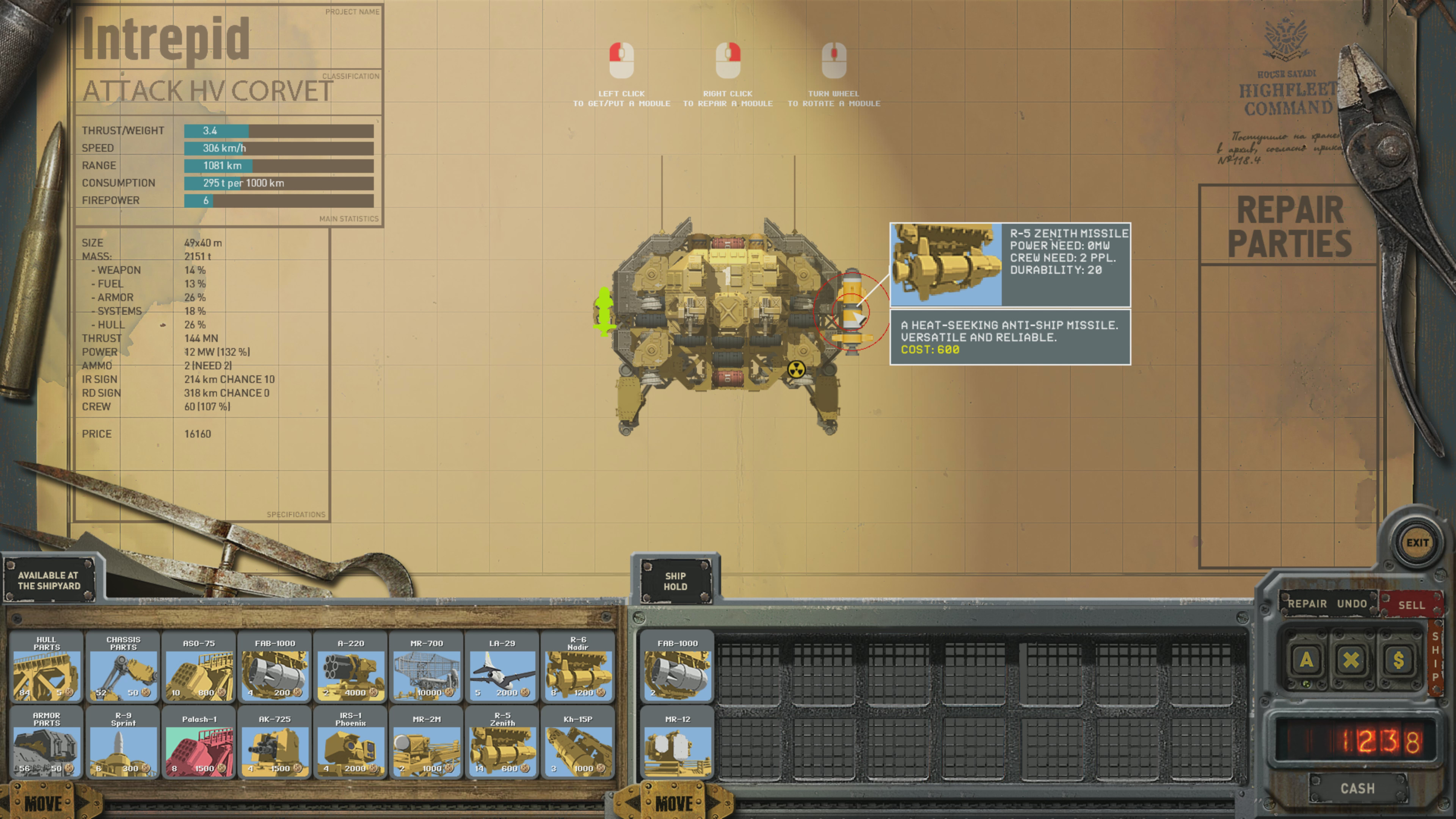 HighFleet screenshot