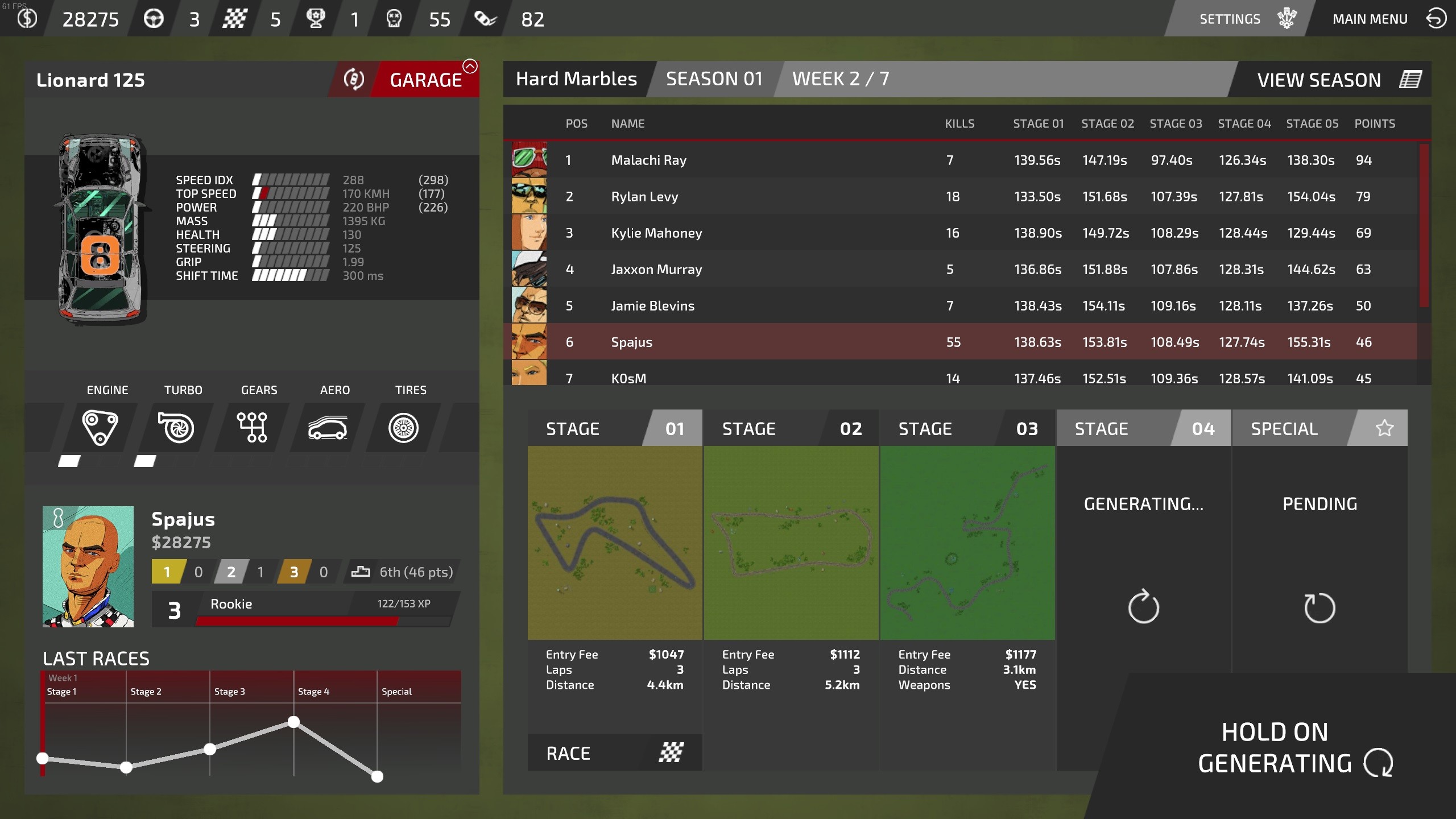 Bloody Rally Show: Prologue screenshot