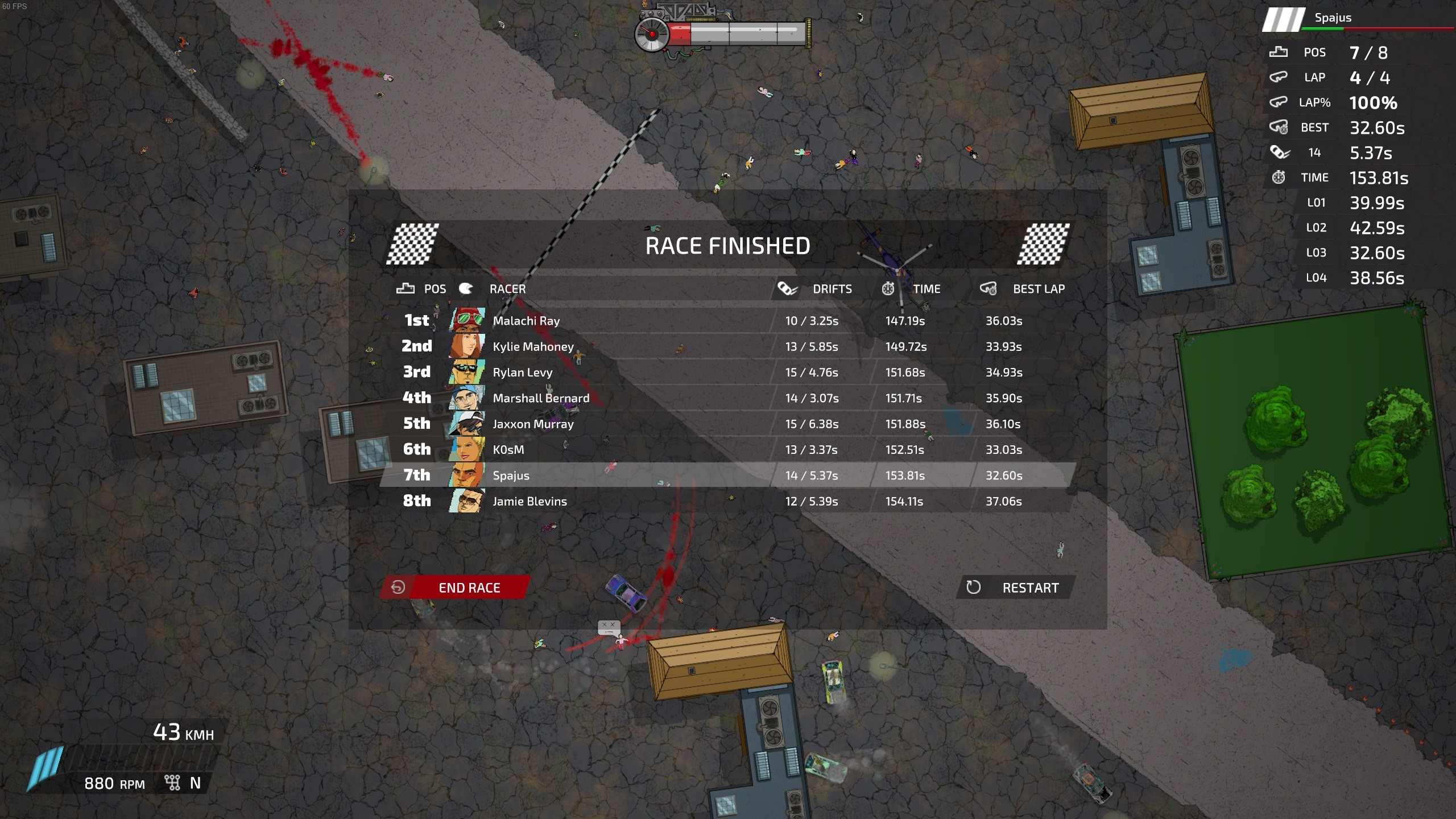 Bloody Rally Show: Prologue screenshot