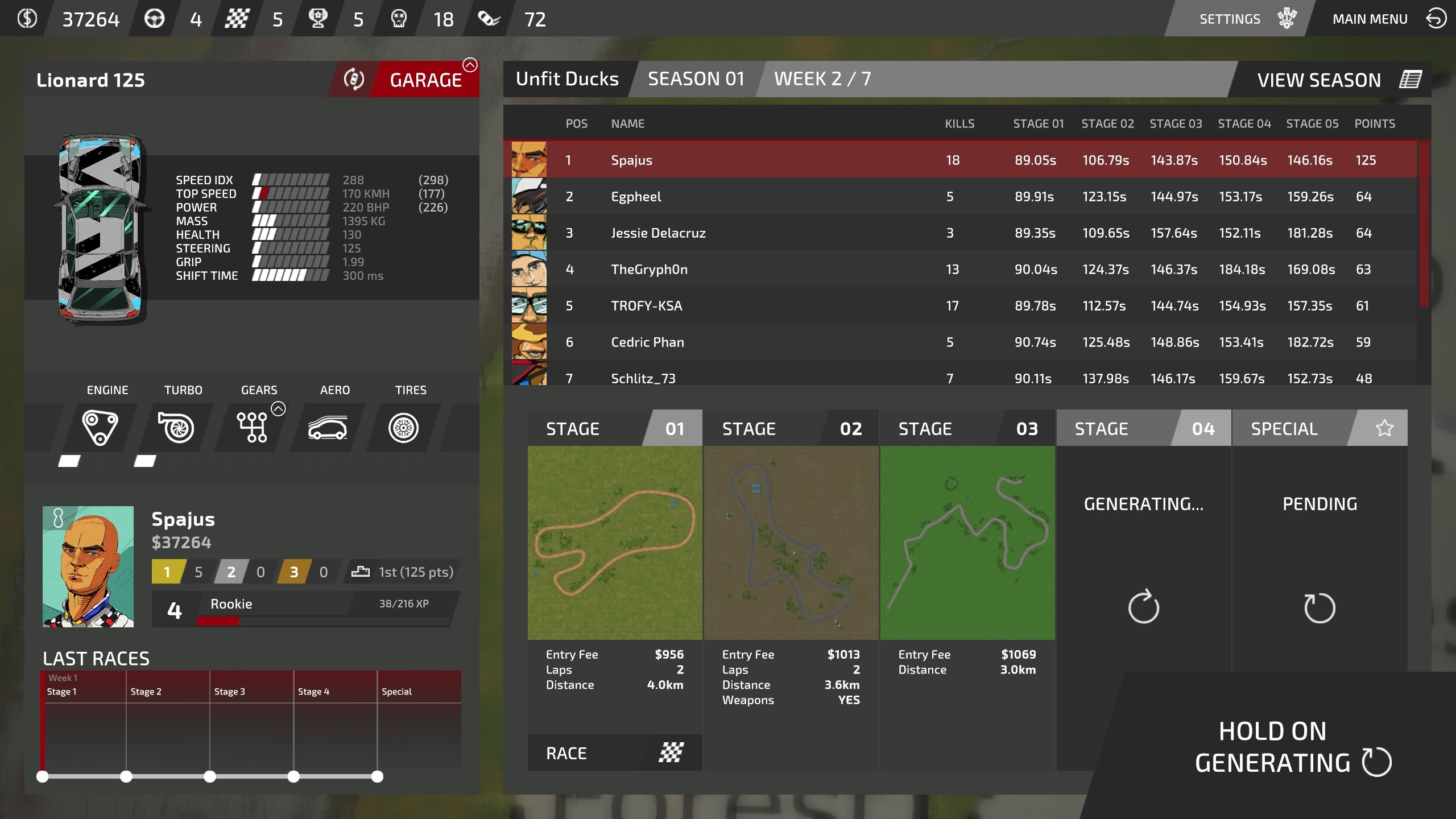 Bloody Rally Show: Prologue screenshot