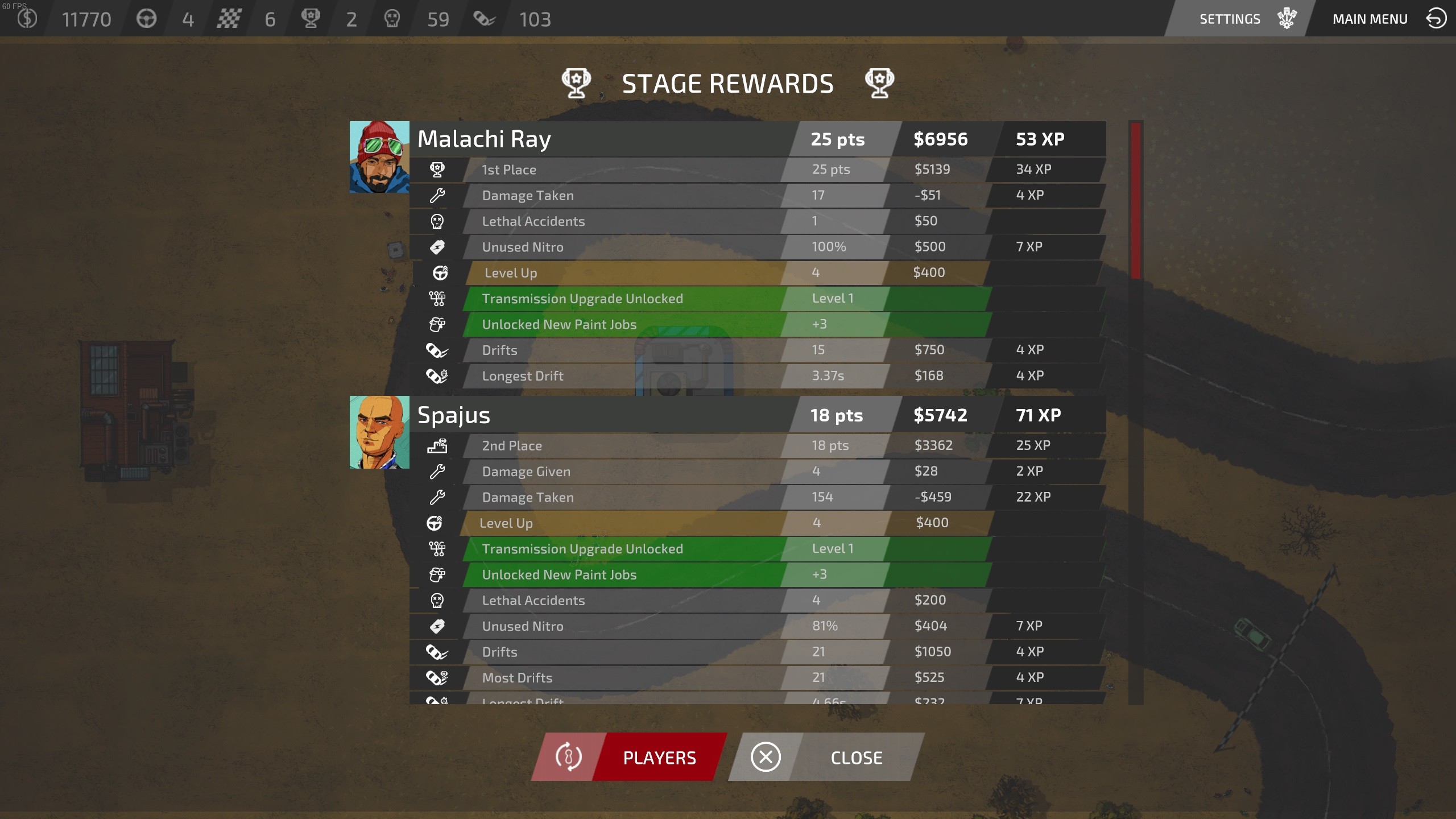 Bloody Rally Show: Prologue screenshot