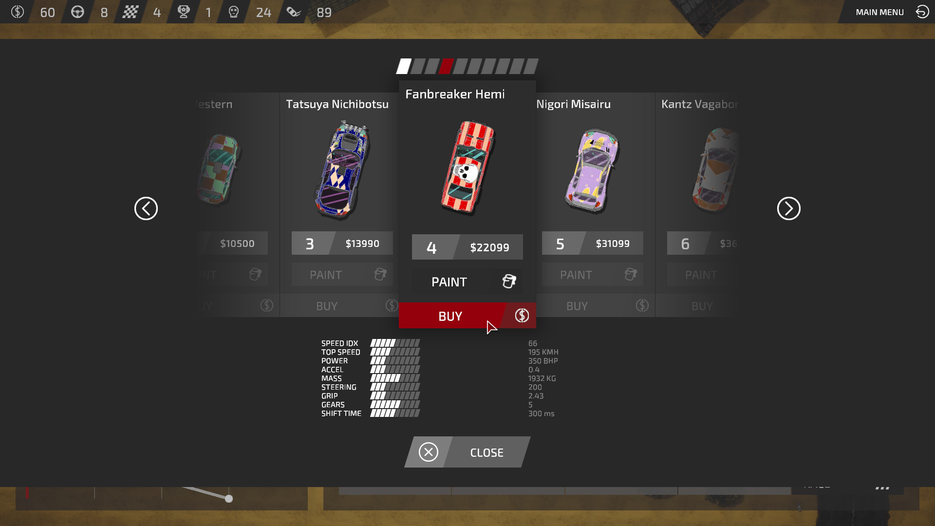Bloody Rally Show: Prologue screenshot