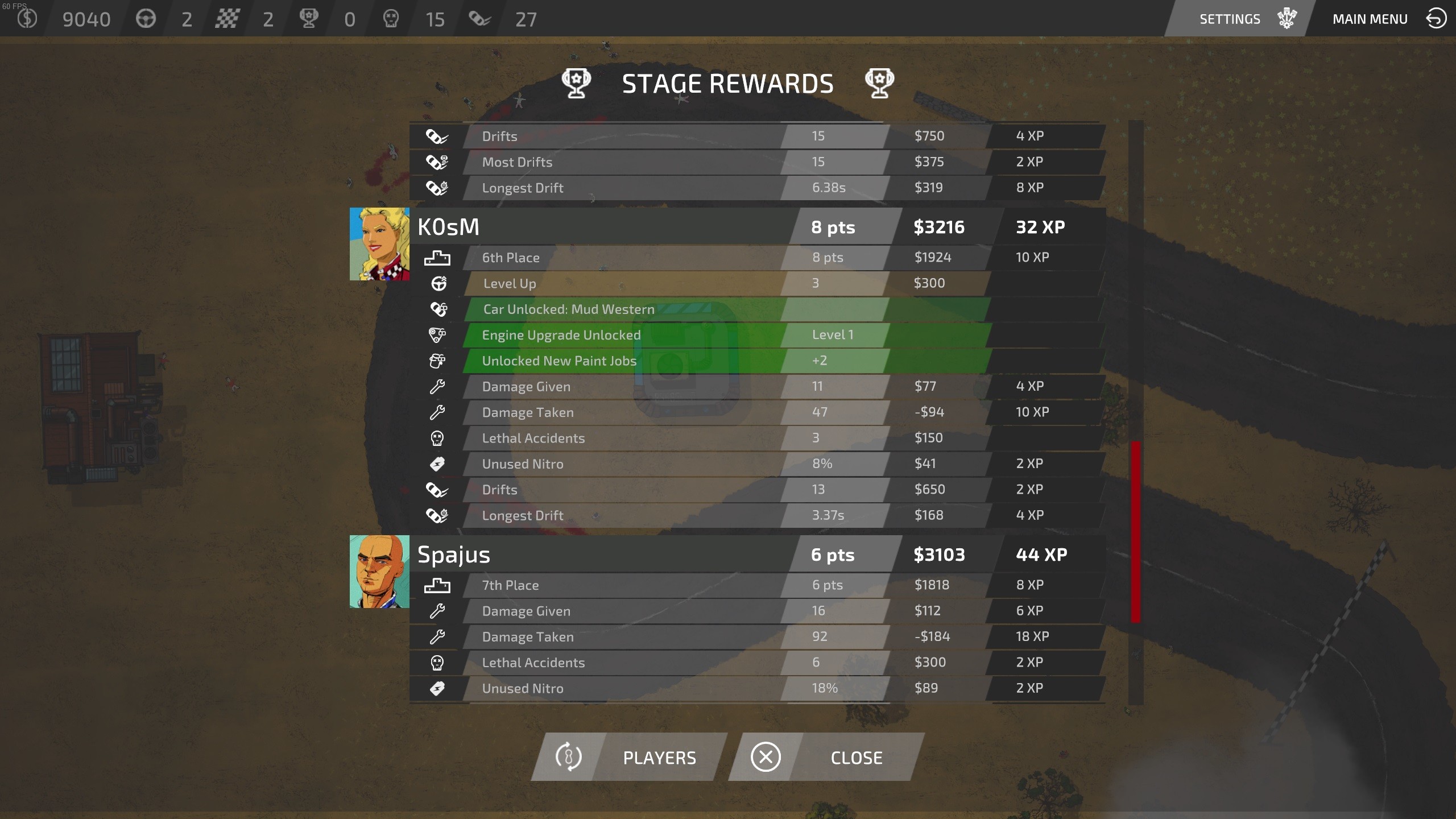 Bloody Rally Show: Prologue screenshot