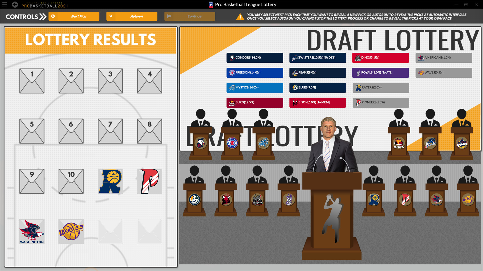 Draft Day Sports: Pro Basketball 2021 screenshot