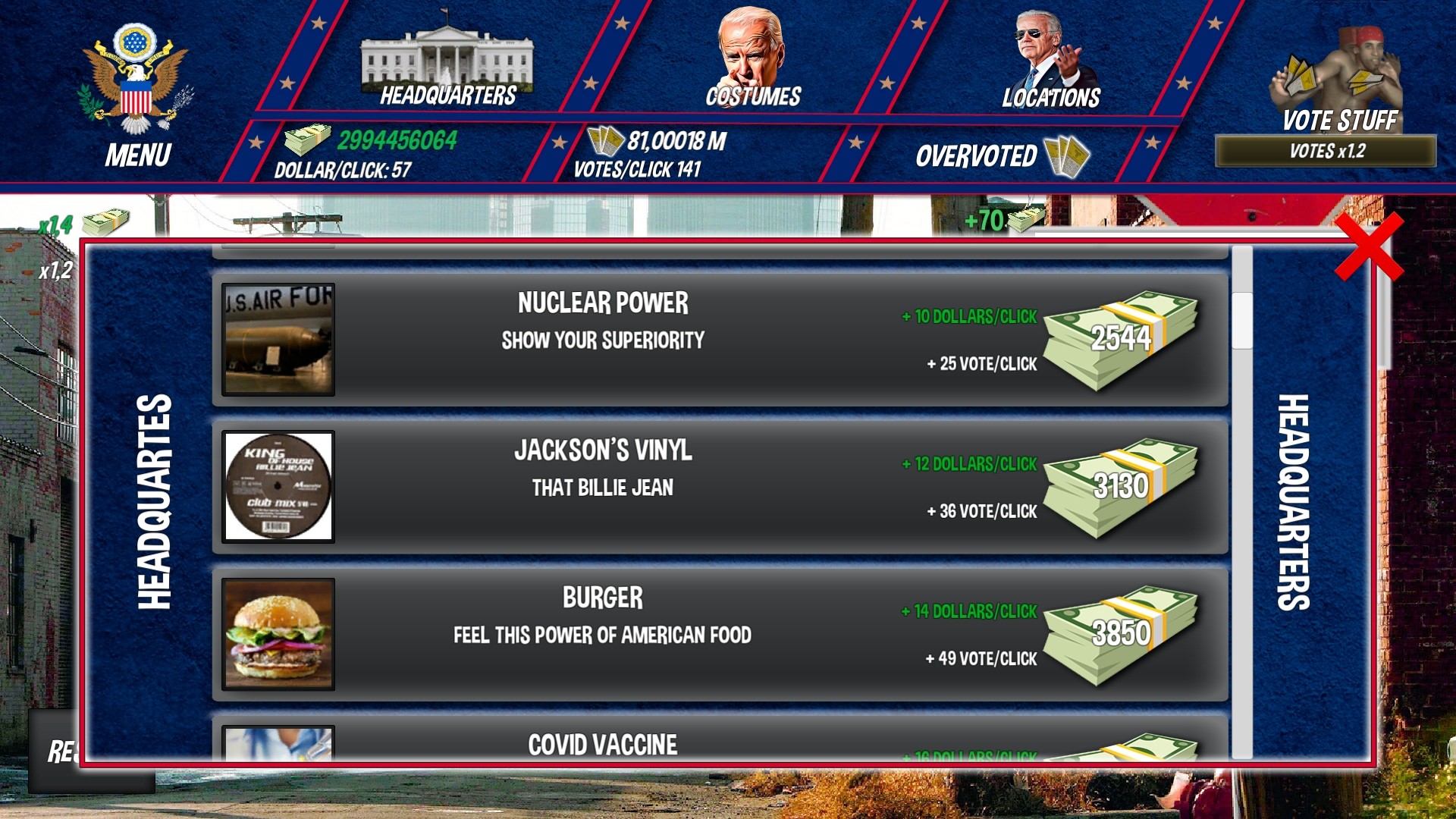 Trump vs Biden: Infinity war screenshot