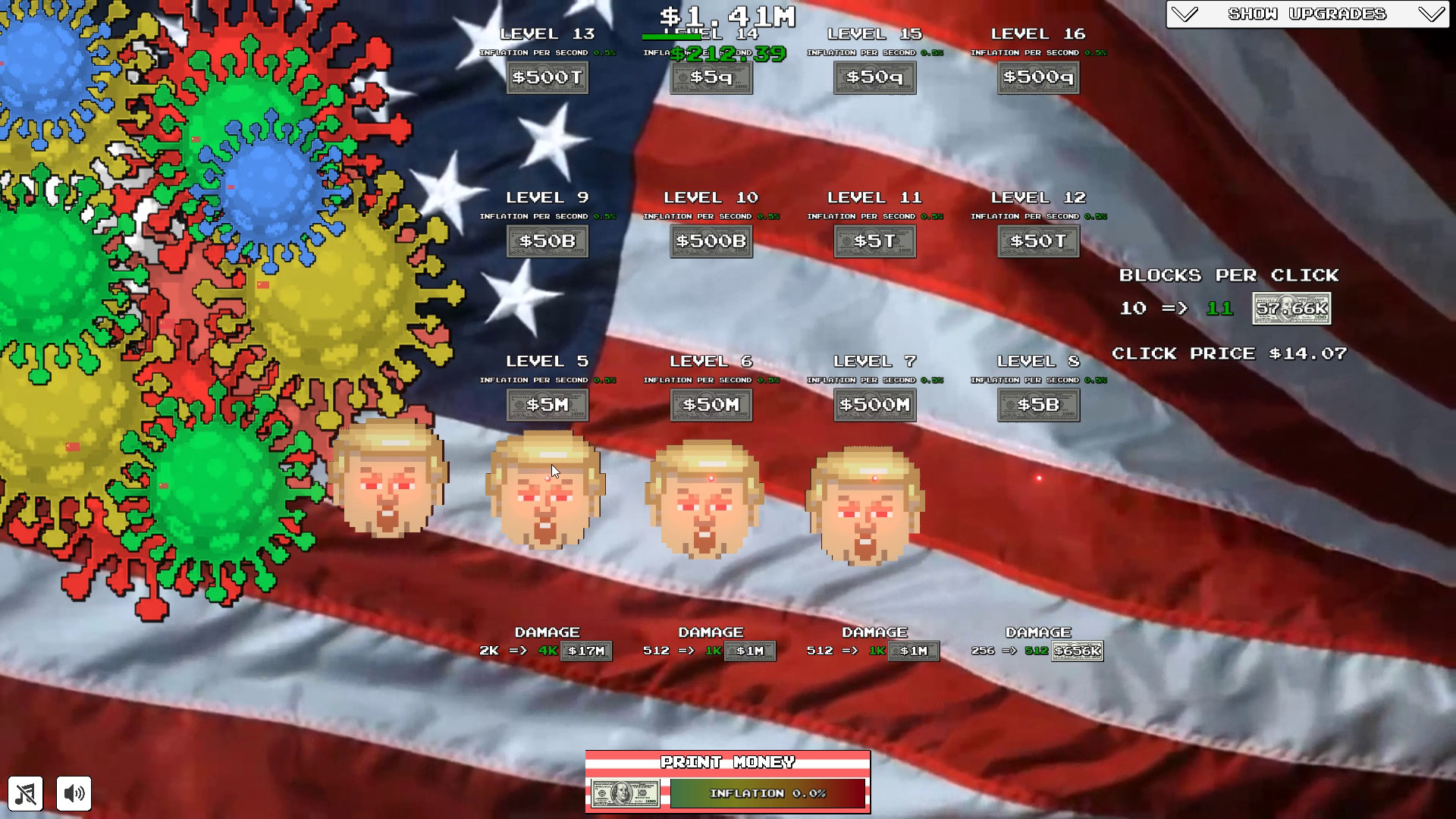 Trump VS Covid: Save The World Clicker screenshot