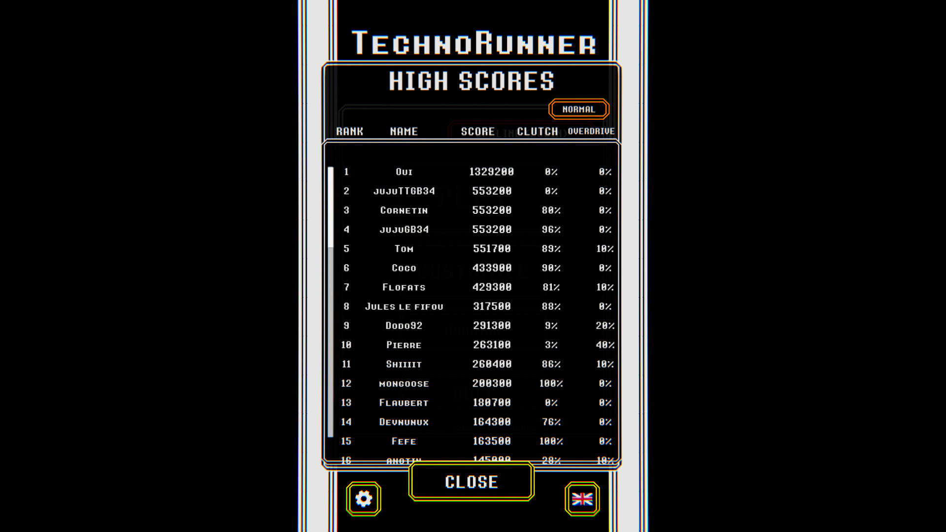 TechnoRunner screenshot