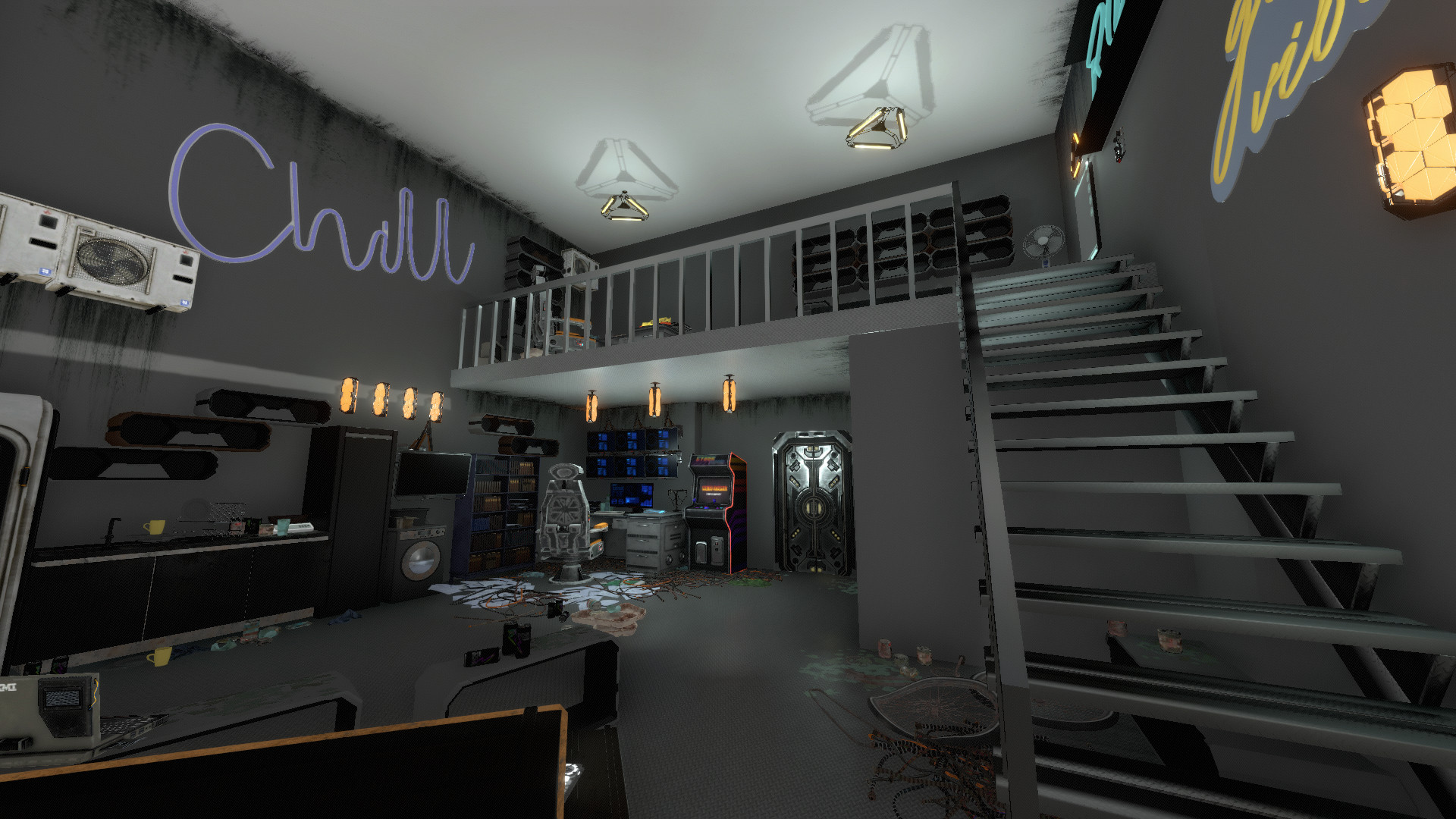 House Flipper - Cyberpunk DLC screenshot