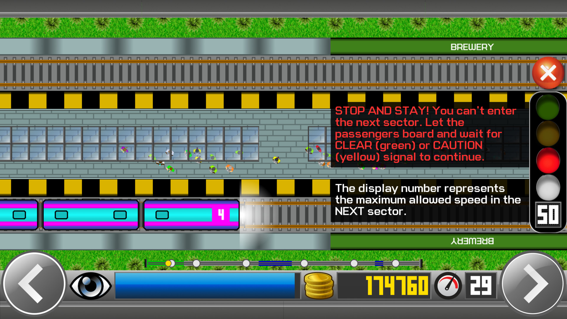 Subway Train Simulator 2D screenshot