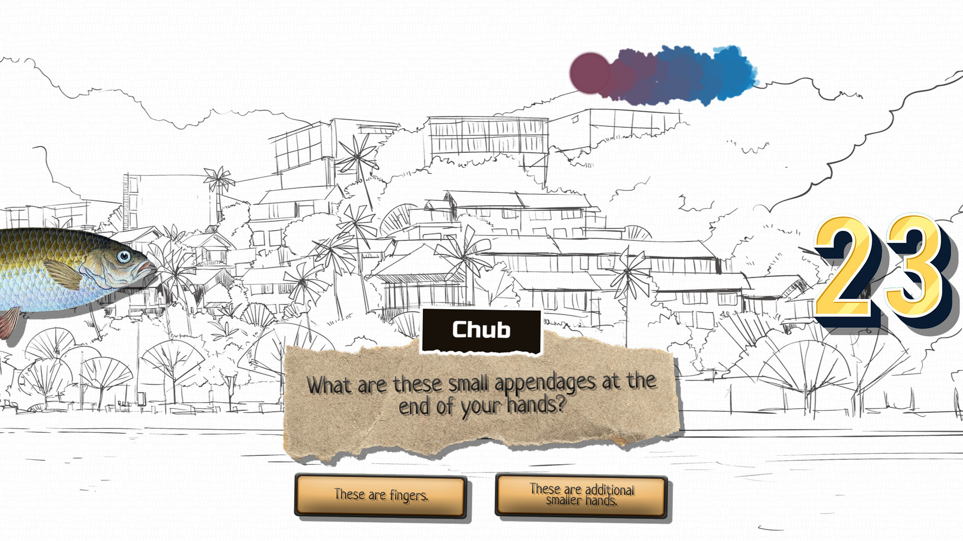 Odd Adventure of Chub, Color, 23 and You screenshot