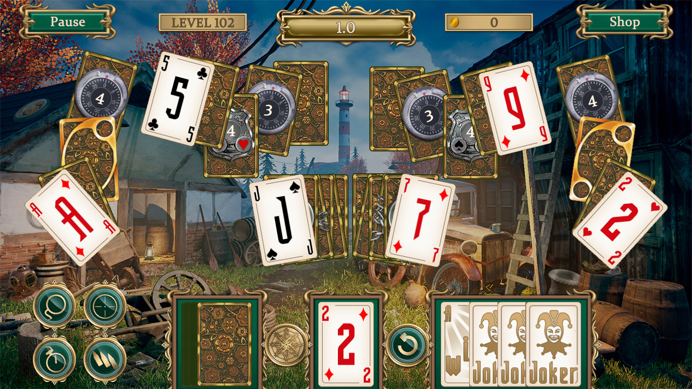 Detective notes. Lighthouse Mystery Solitaire screenshot