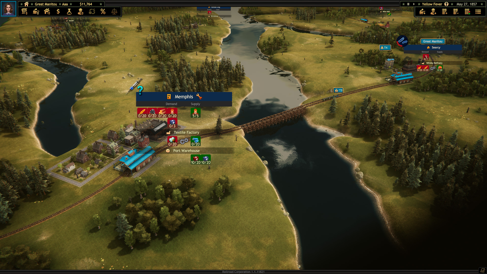 Railroad Corporation - Yellow Fever DLC screenshot