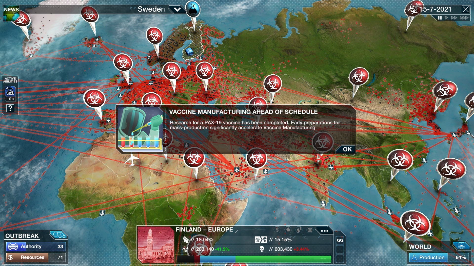 Plague Inc: The Cure screenshot