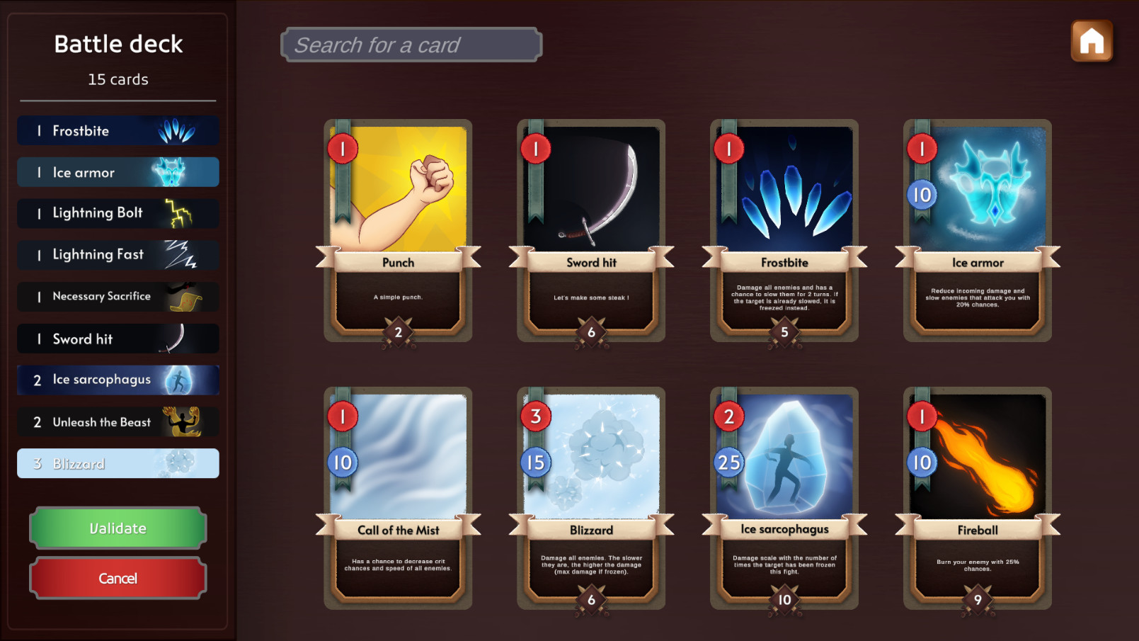 Tales of Finariel : Card based RPG screenshot