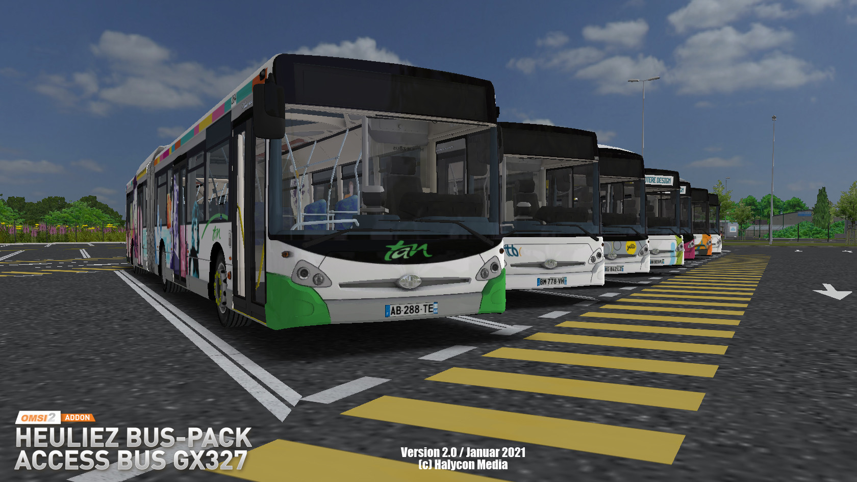 OMSI 2 Add-on Heuliez Bus-Pack Access Bus GX327 screenshot