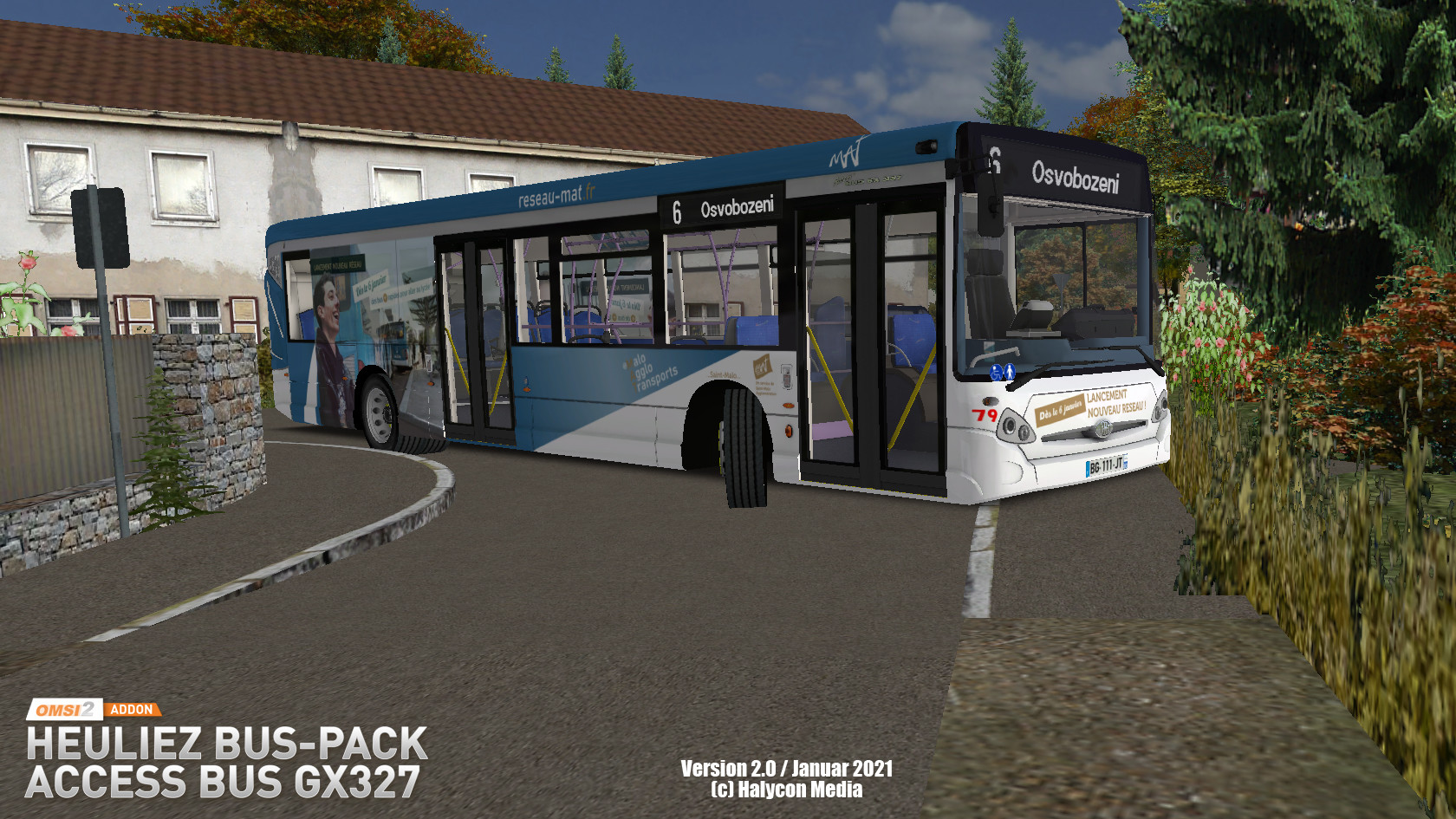 OMSI 2 Add-on Heuliez Bus-Pack Access Bus GX327 screenshot